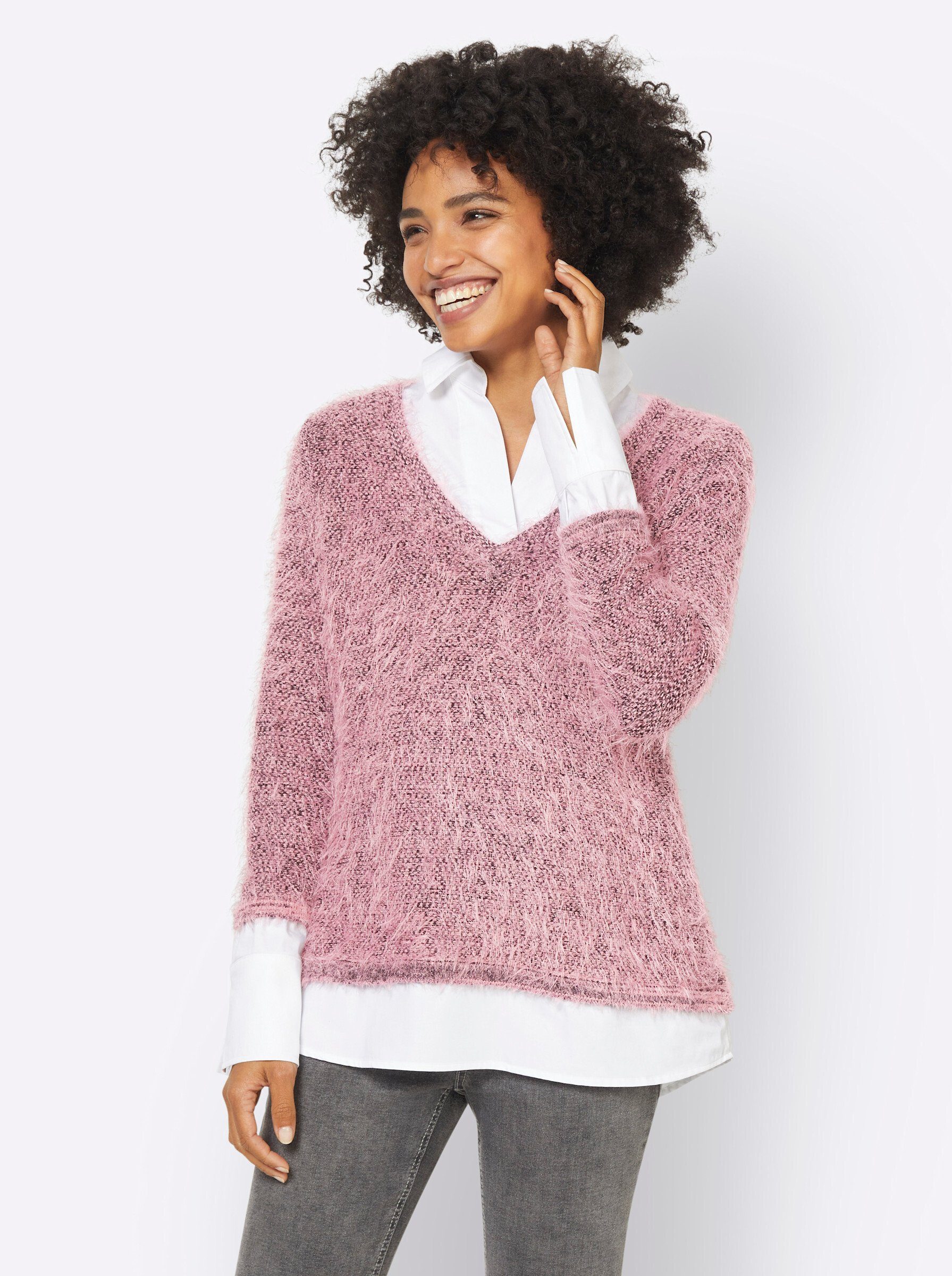 heine Strickpullover 2-in-1-Pullover günstig online kaufen