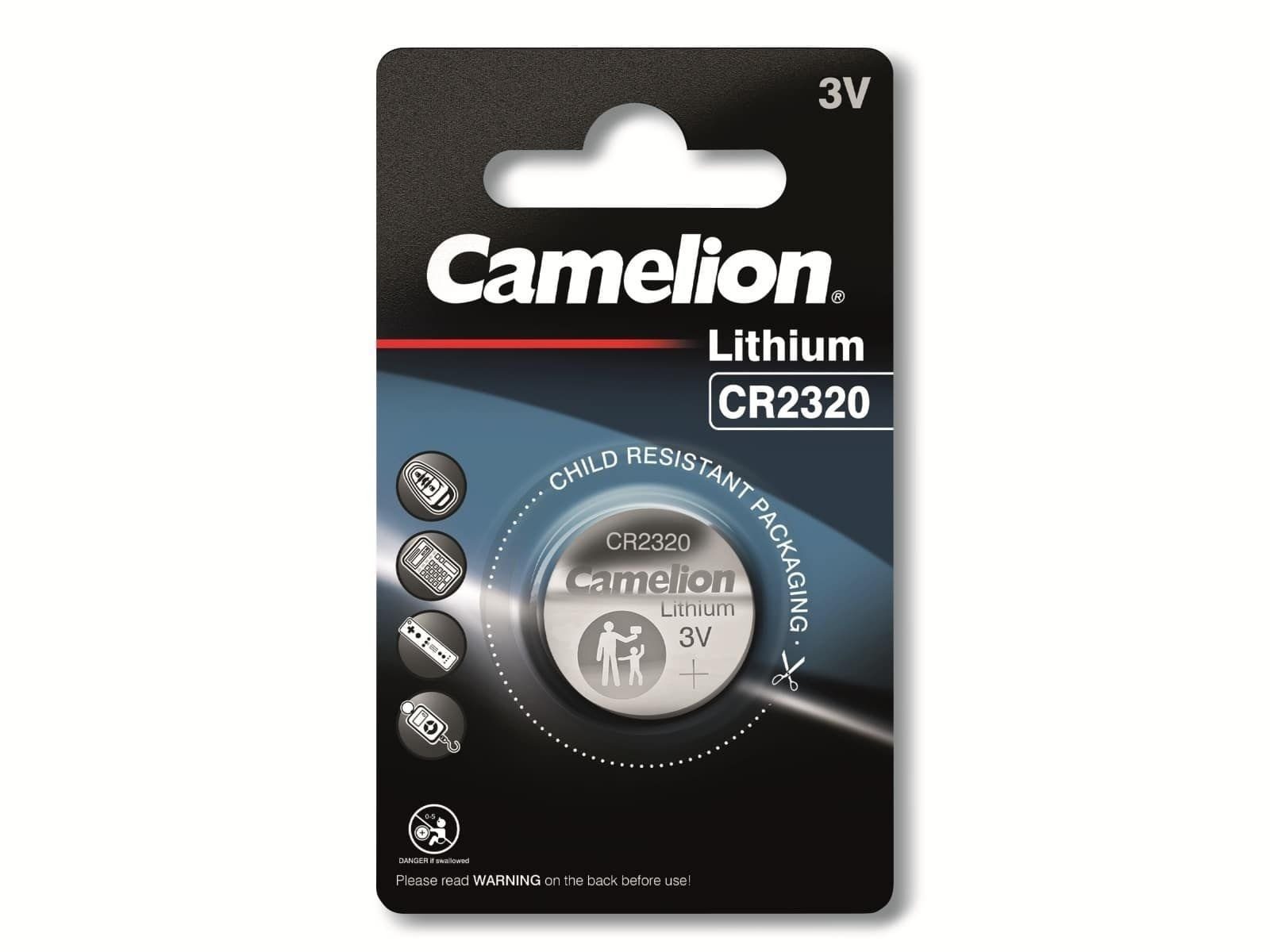 Camelion CAMELION Knopfzelle CR2320, 1 St. Knopfzelle
