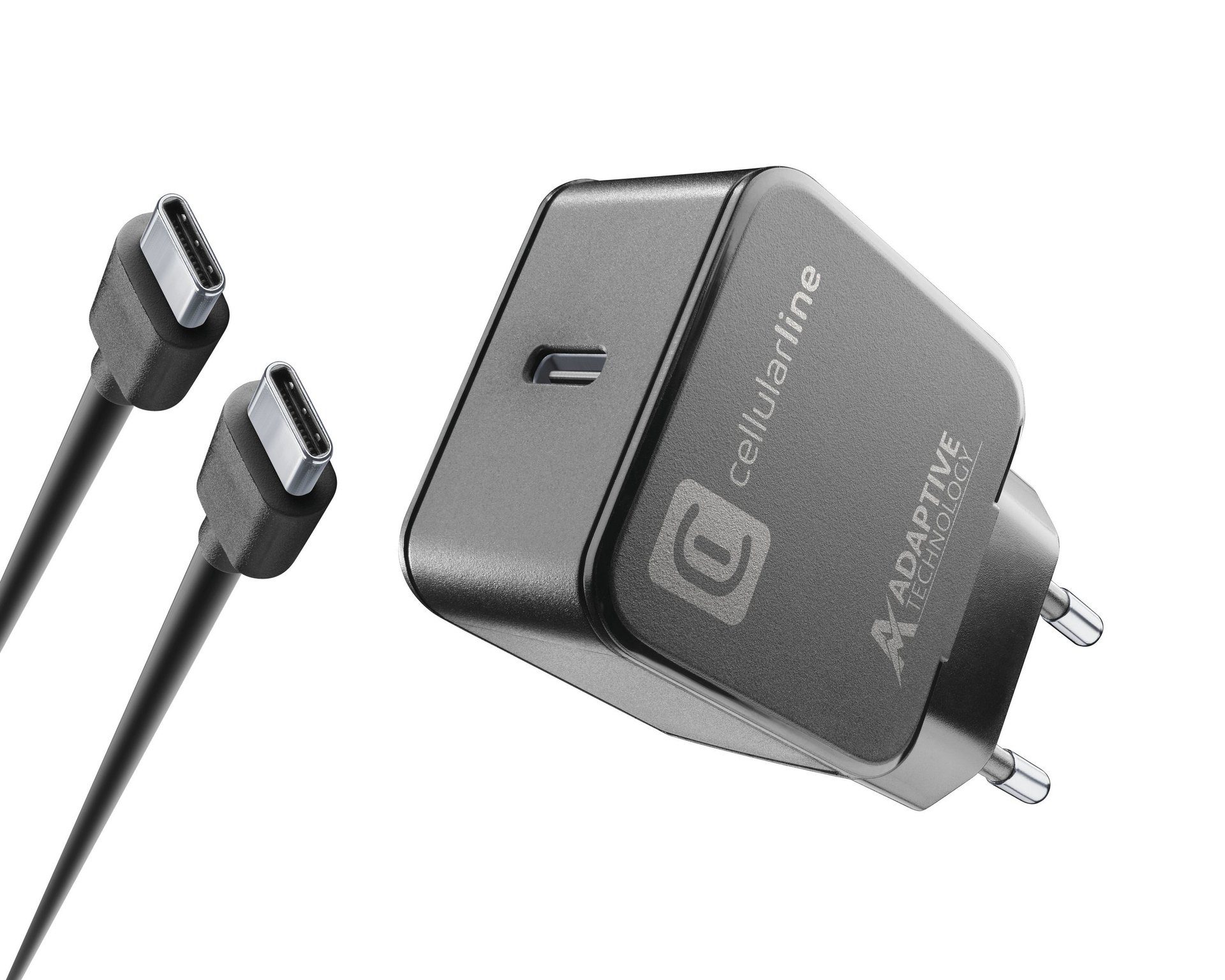 Cellularline USB-C Charger Kit für Samsung 15W USB-Ladegerät (Ladegerät Lader für Samsung Galaxy)