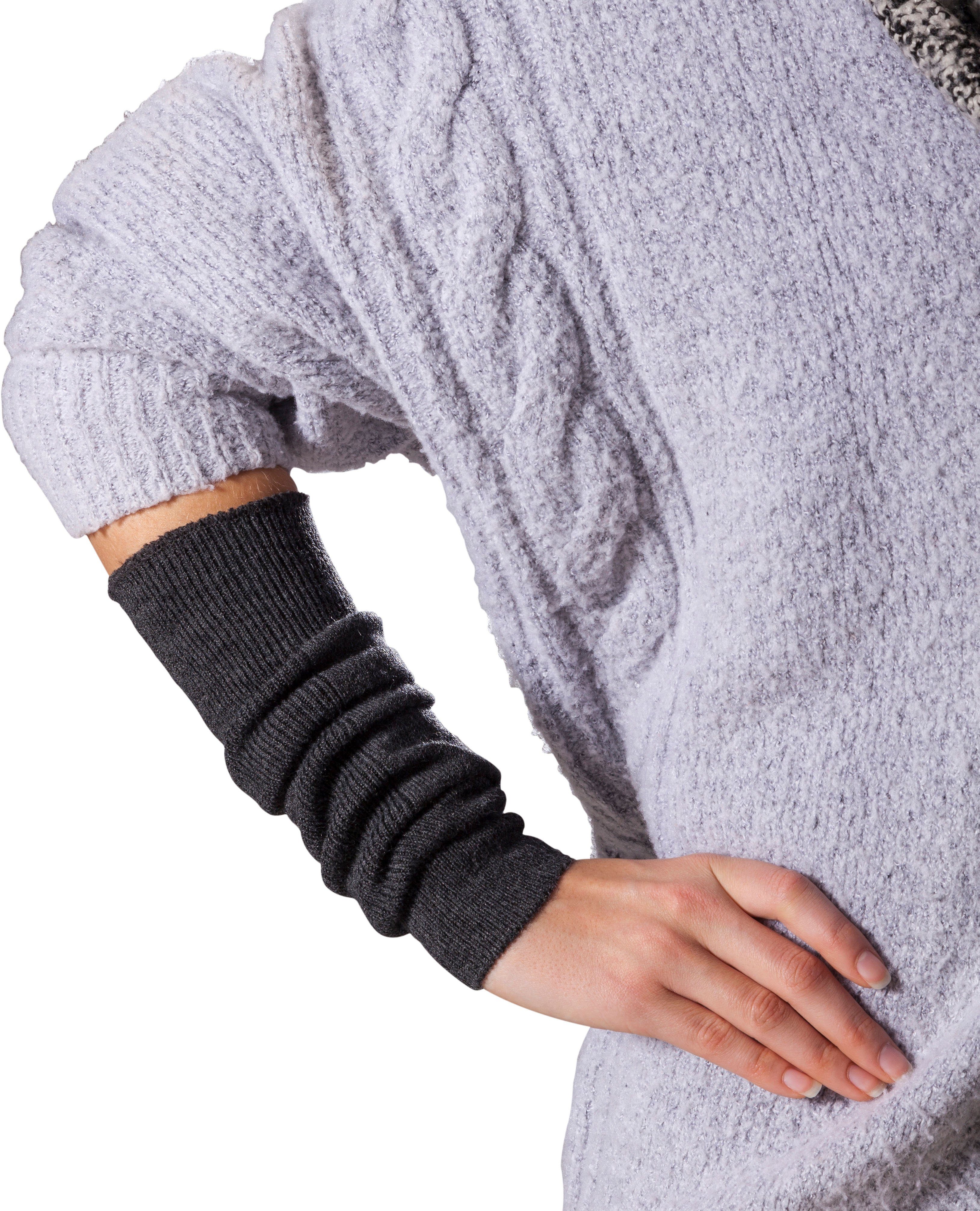 Janastyle Armstulpen Universal Gelenkwärmer, modisch toll zu kombinieren (2-St) Universalgröße, ideal für Ellenbogen, Knie, Bein und Handgelenke