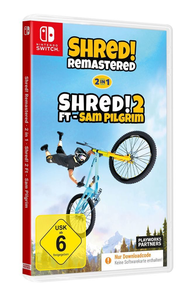 Shred 2 in 1 Game (Downloadcode in a Box) Nintendo Switch