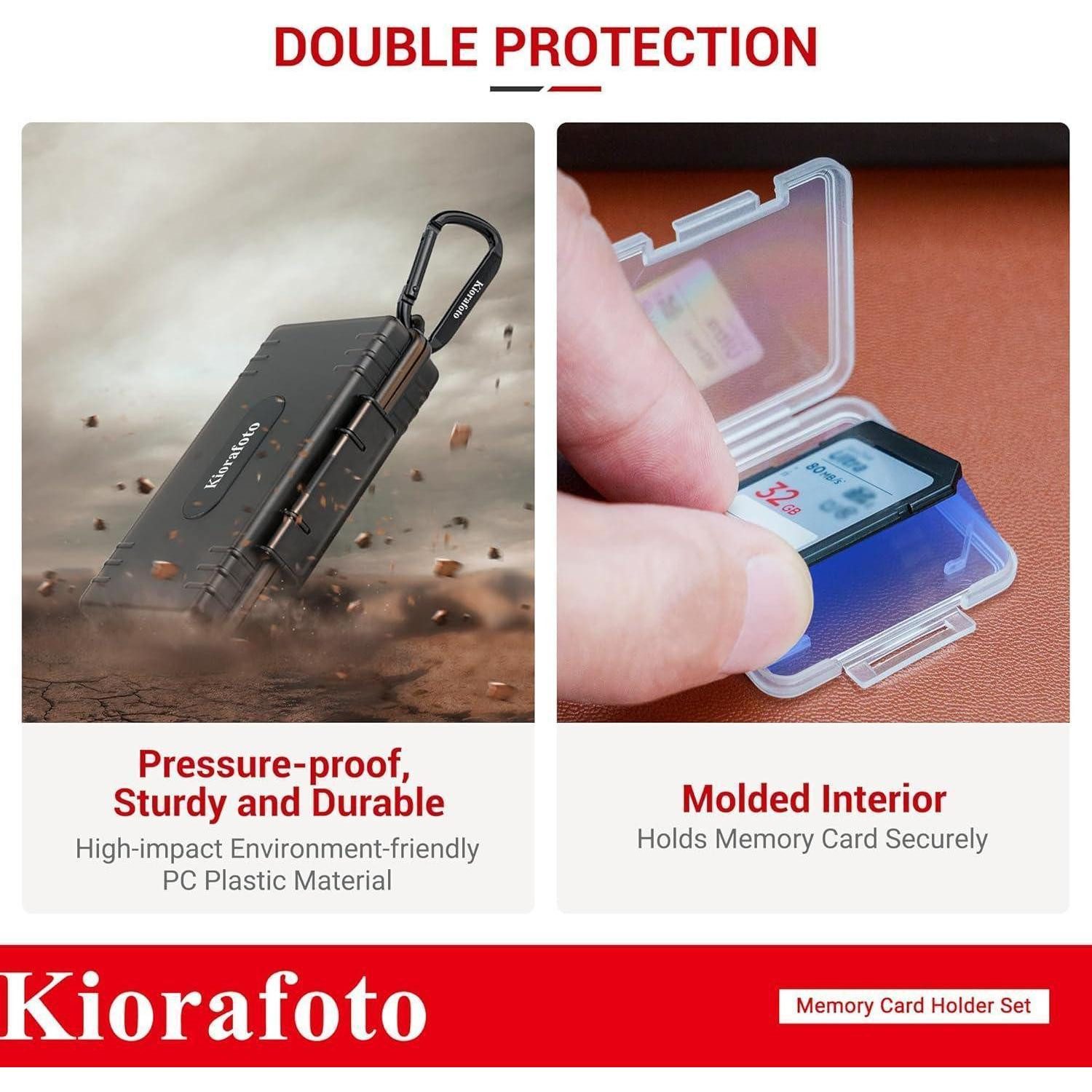 LuxusKollektion Kleinteilemagazin Speicherkartenetui 24SD + 18MicroSDtransparent