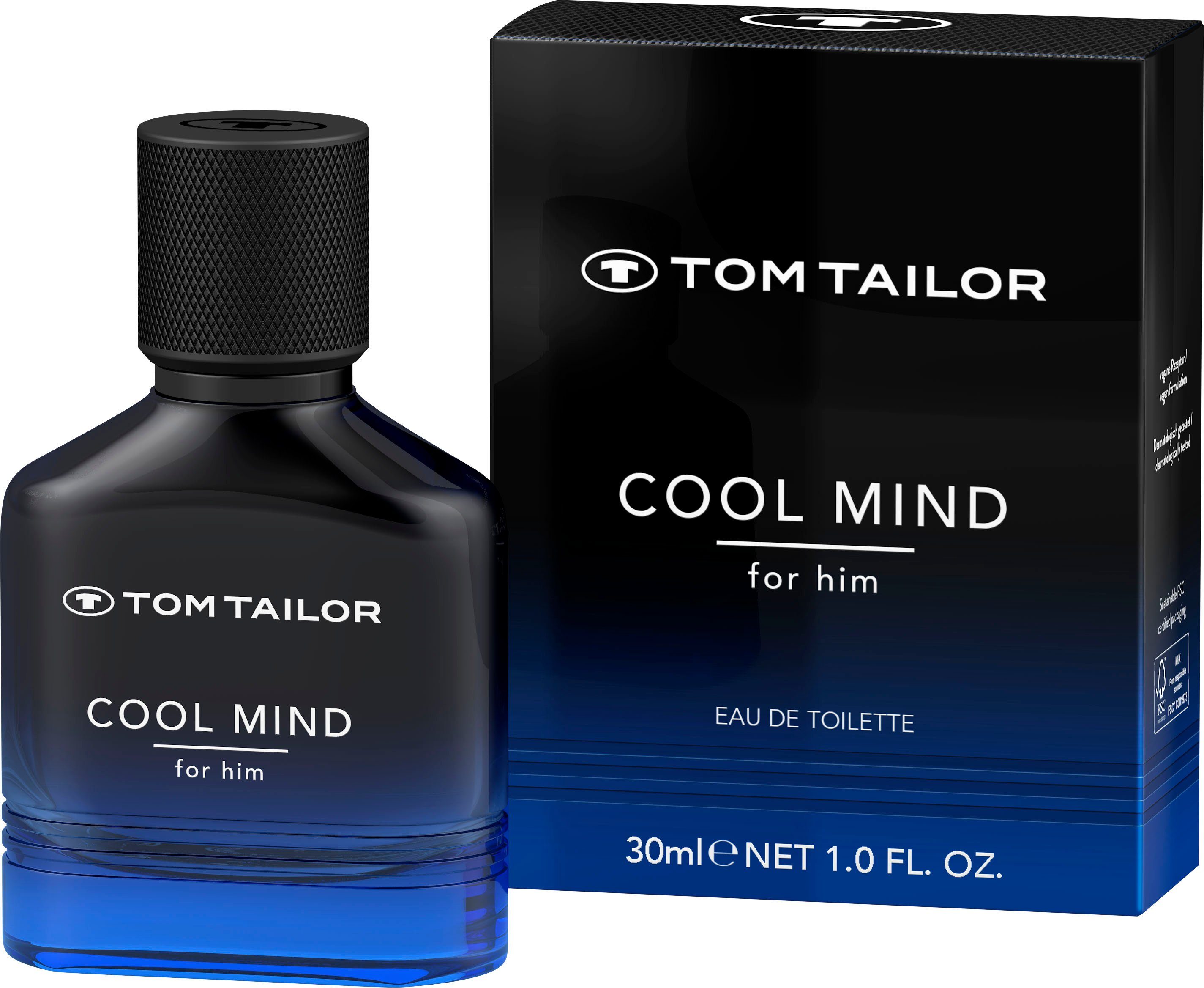 TOM TAILOR Eau de Toilette COOL MIND, Männerduft, EdT, Parfum for him
