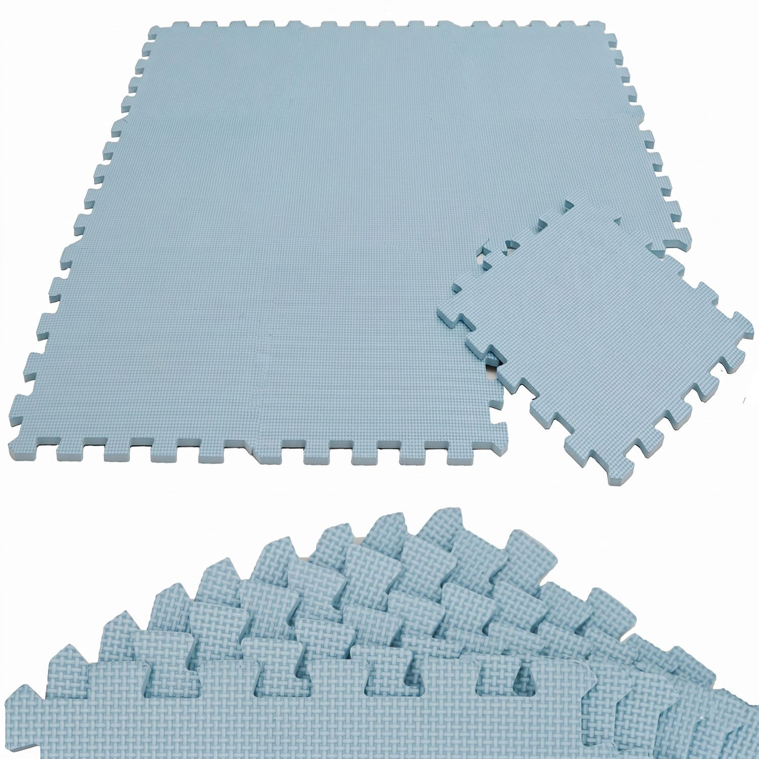 LittleTom Puzzlematte ab dem 1. Tag - 9 Teile Baby Spielmatte - 30 x 30 Kinder Krabbelmatte, (9-tlg), Spielunterlage für Babys und Kleinkinder - Kinderzimmer Puzzleteppich