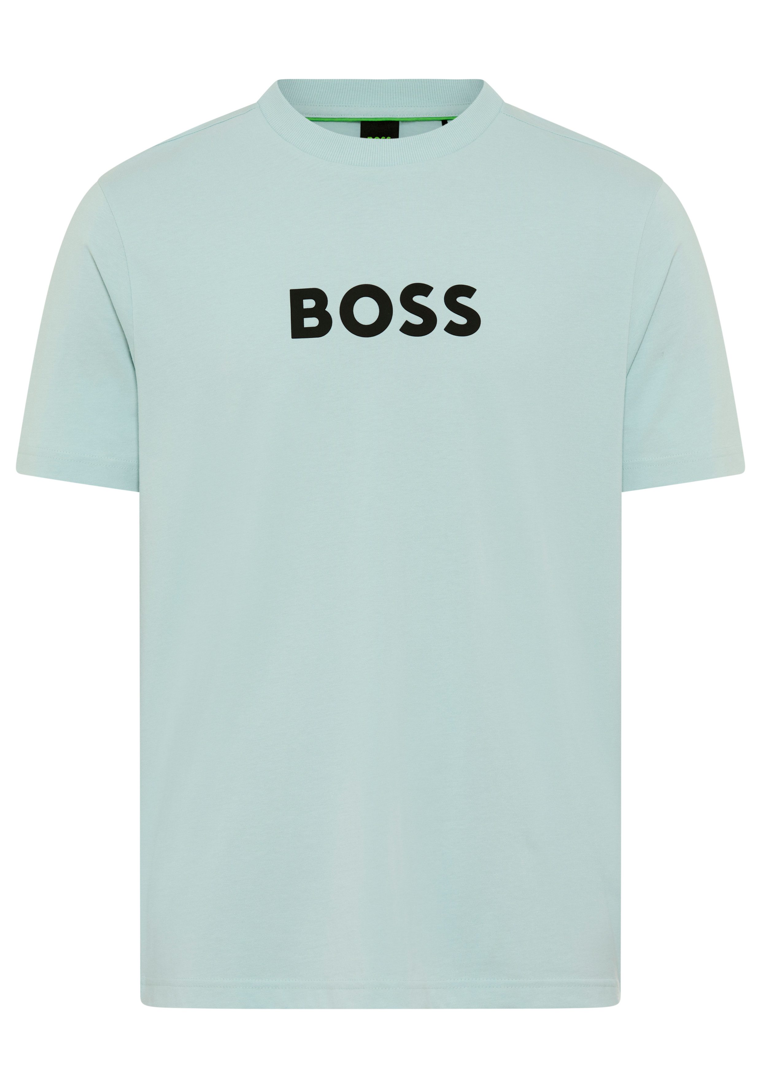 BOSS GREEN T-Shirt Rundhalsausschnitt, Regular Fit, Boss-Logodruck günstig online kaufen