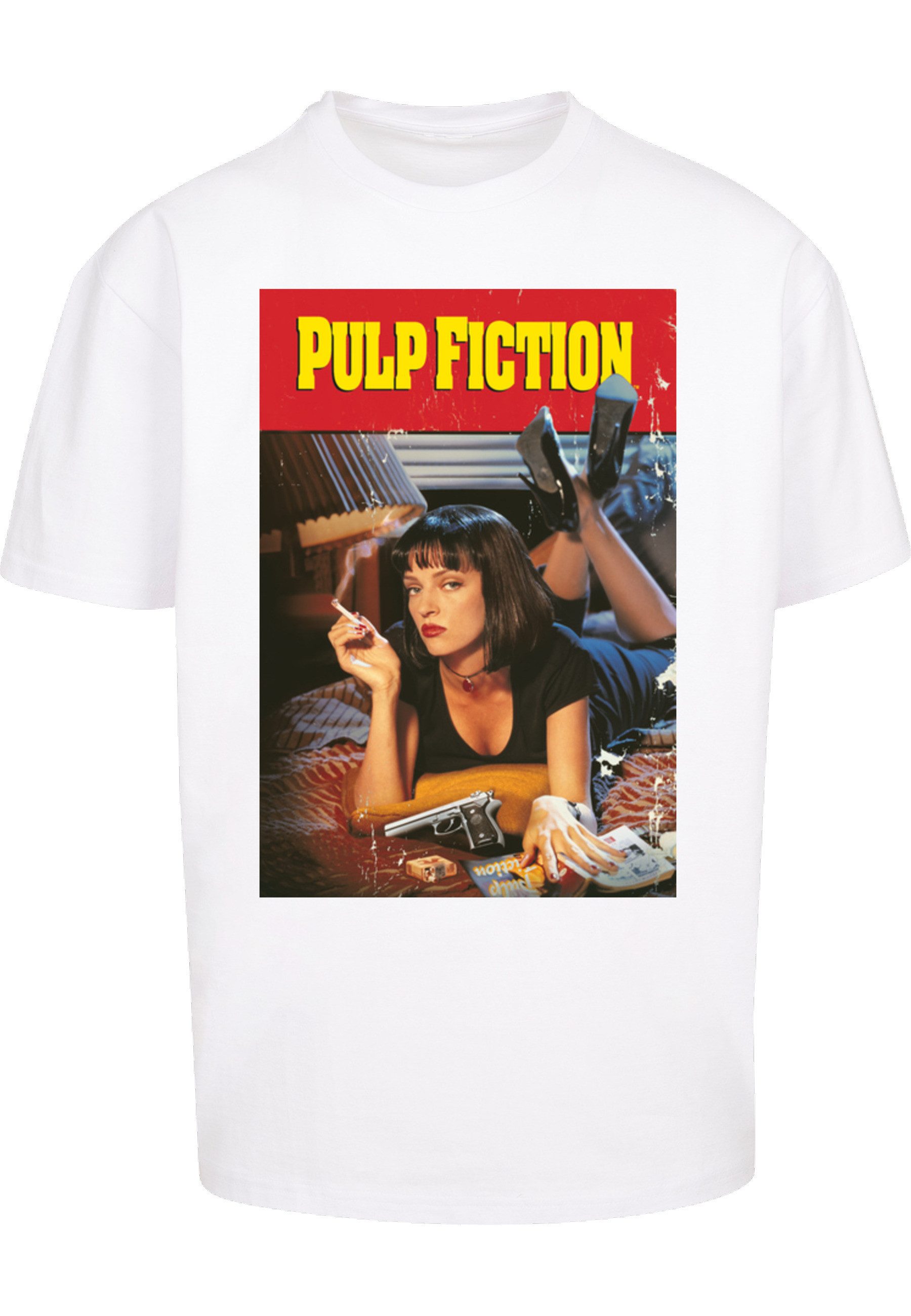 Merchcode T-Shirt Merchcode Herren Pulp Fiction Poster Oversize Tee (1-tlg)