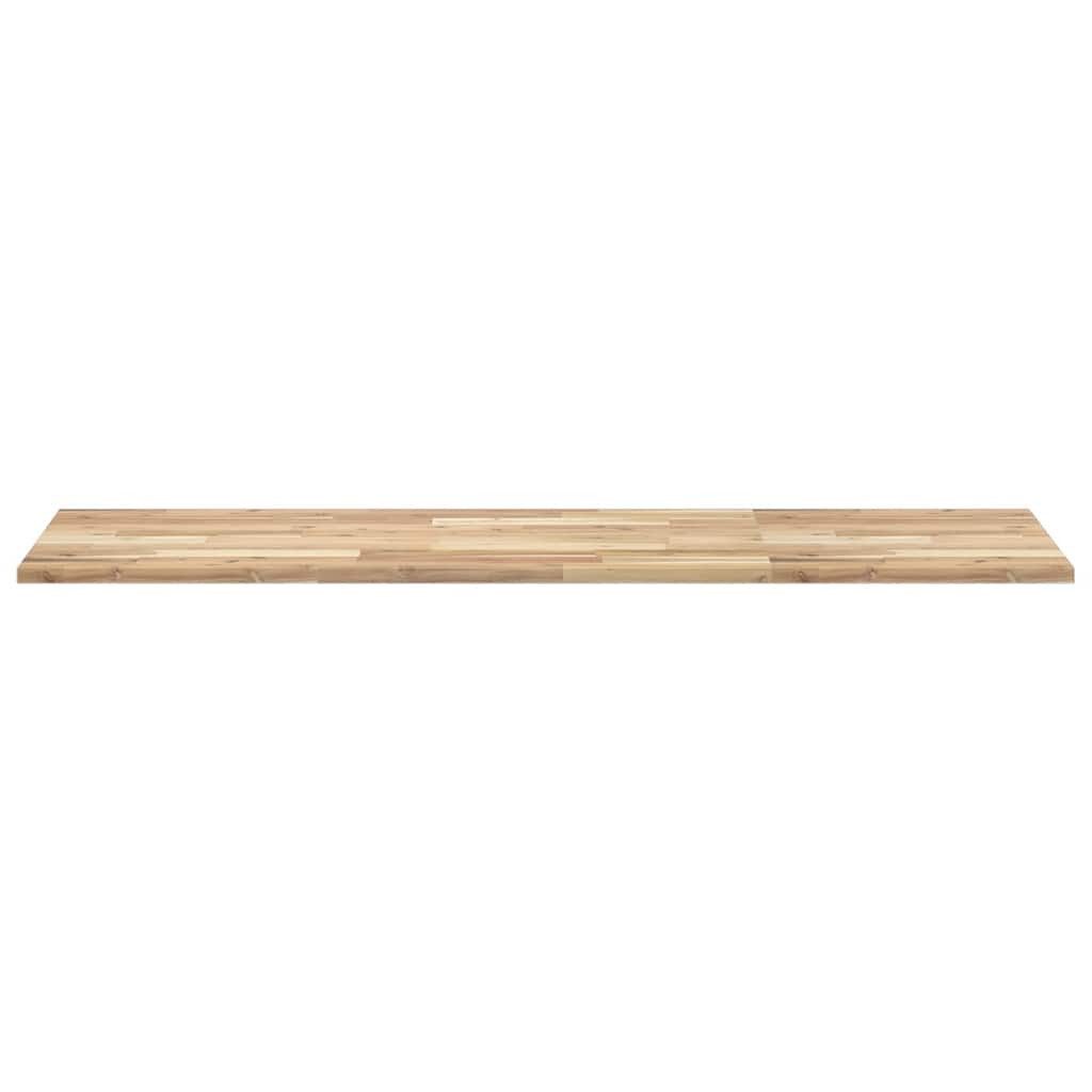 furnicato Schreibtischplatte Tischplatte aus Echtholz, 120 x 50 x 2 cm, unbehandelt (1 St), Robuste Arbeitsplatte als Werkbank für Garage oder die Küche