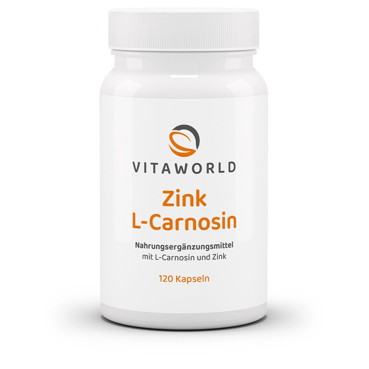 vitaworld Zink L-Carnosin, Zink schützt Zellen vor oxidativem Streß Kapseln, 120 St., 27.2 g