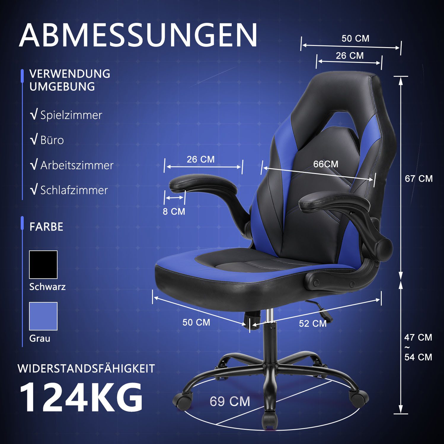 Refined Living Gaming-Stuhl Ergonomie Gaming chair günstig online kaufen