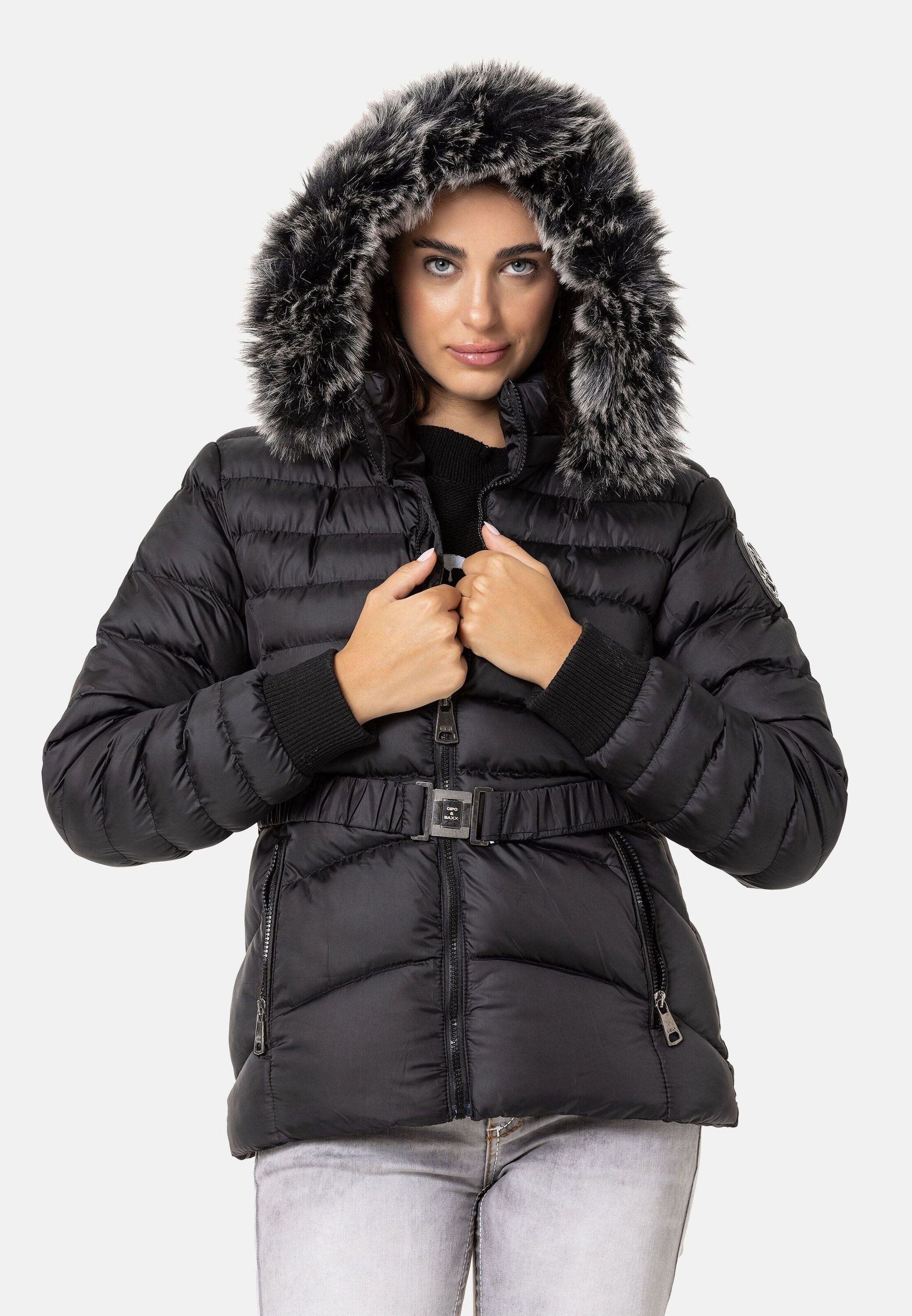 Cipo & Baxx Winterjacke Jacken mit Kapuze, WM132
