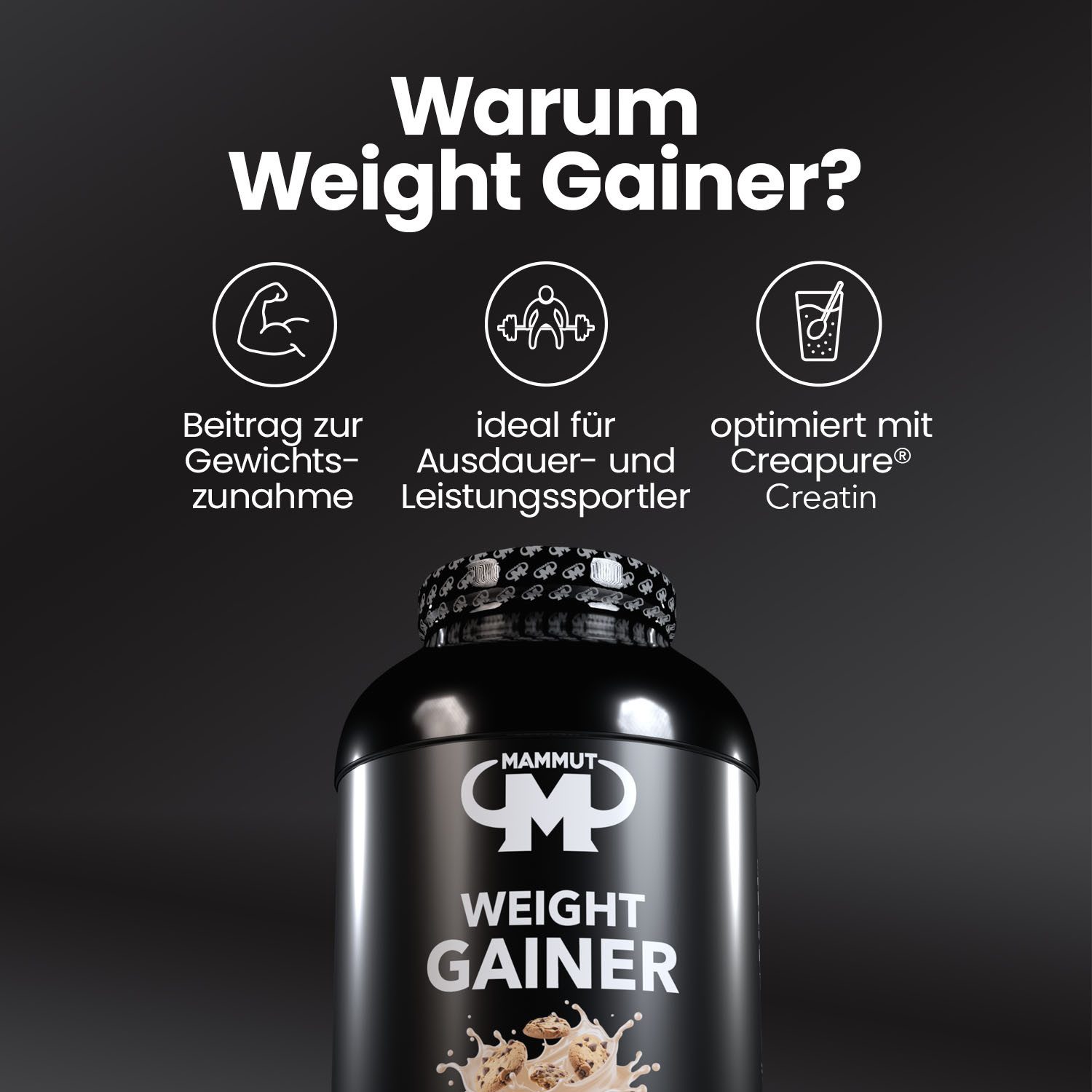 Mammut Nutrition 4,5 kg Weight Gainer Bundle Pulver, 4500 g