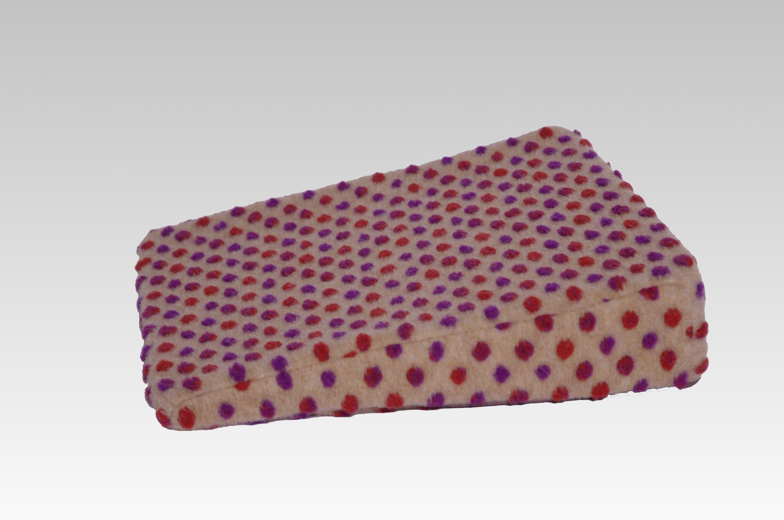 Licardo Keilkissen Therapiekeil Wolle Noppen 40 x 40 x8/1 cm, 0-tlg.