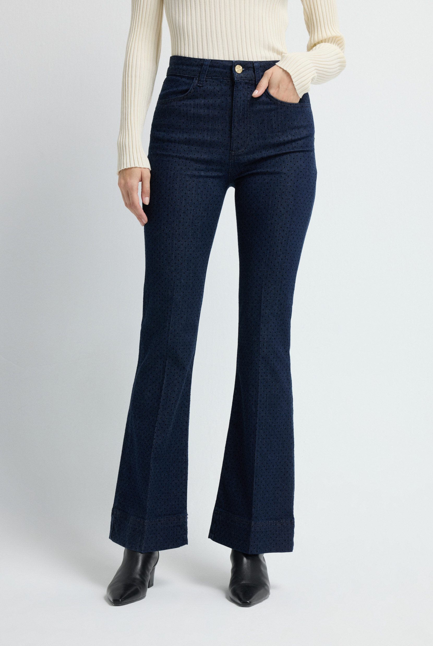 adL Bequeme Jeans Schlagjeans