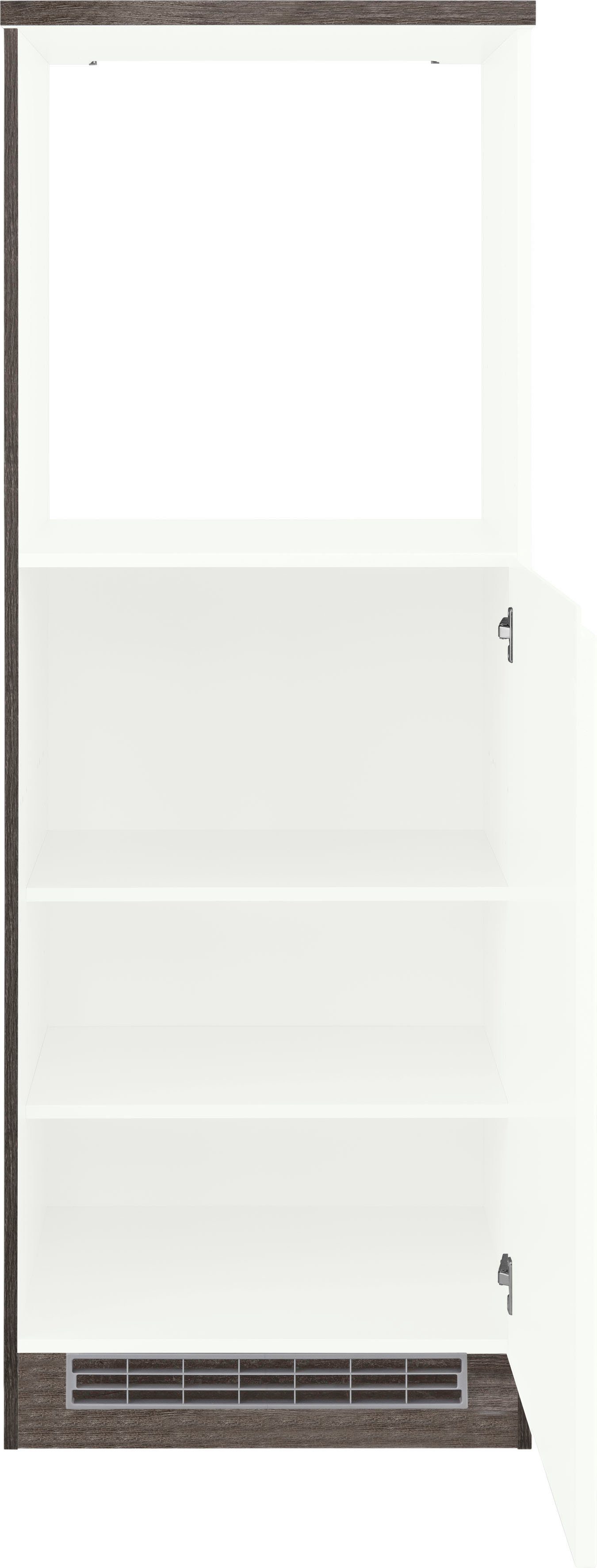 Virginia cm, 1 HELD Backofenumbauschrank B/H/T: vintage Tür 60 für 165 breit, Hochglanz/eiche cm Nische Ofen eiche hoch, 56/59/55 MÖBEL cm | vintage weiß