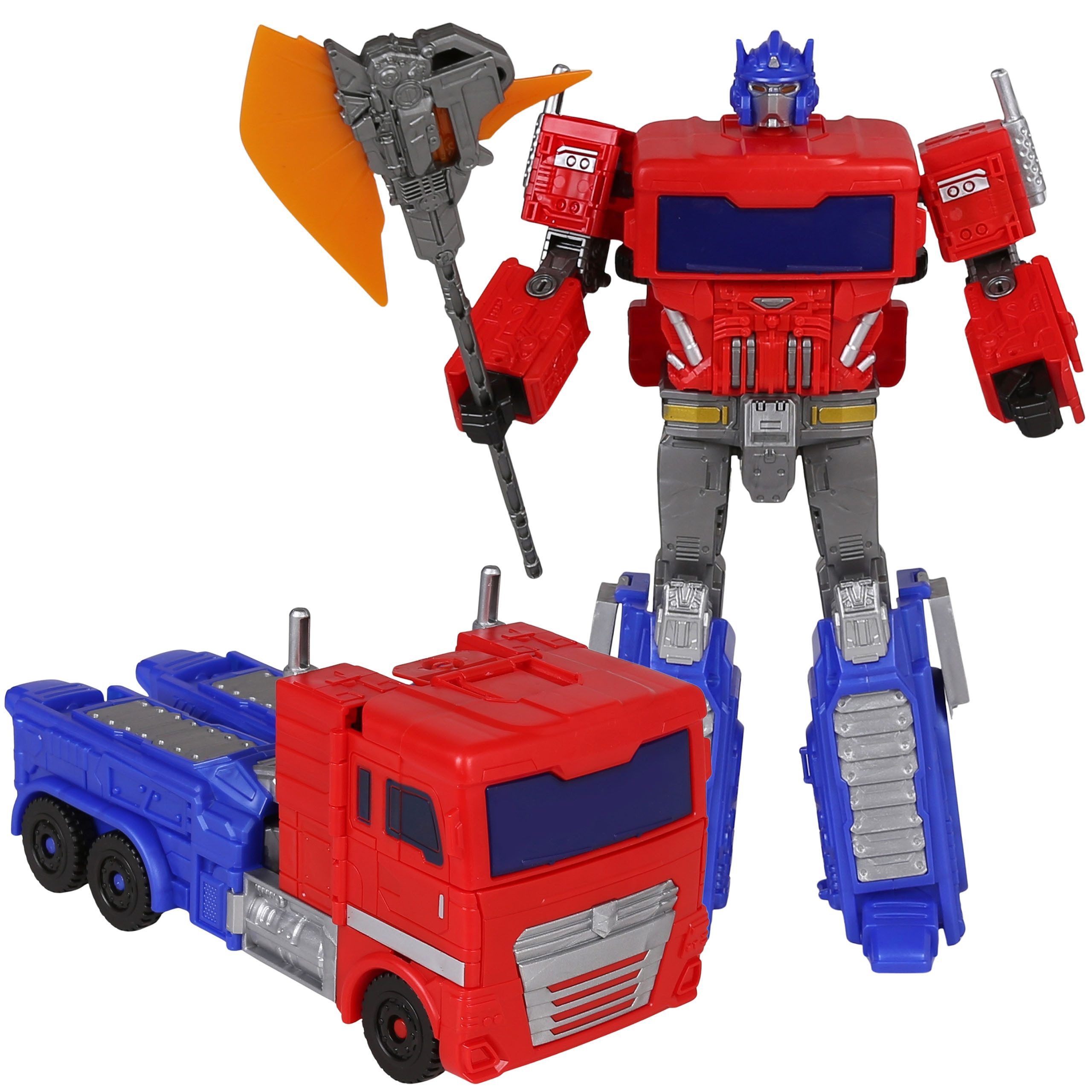 Sarcia.eu Spielzeug-LKW Rot-blauer Roboter Lastwagen 2in1 günstig online kaufen