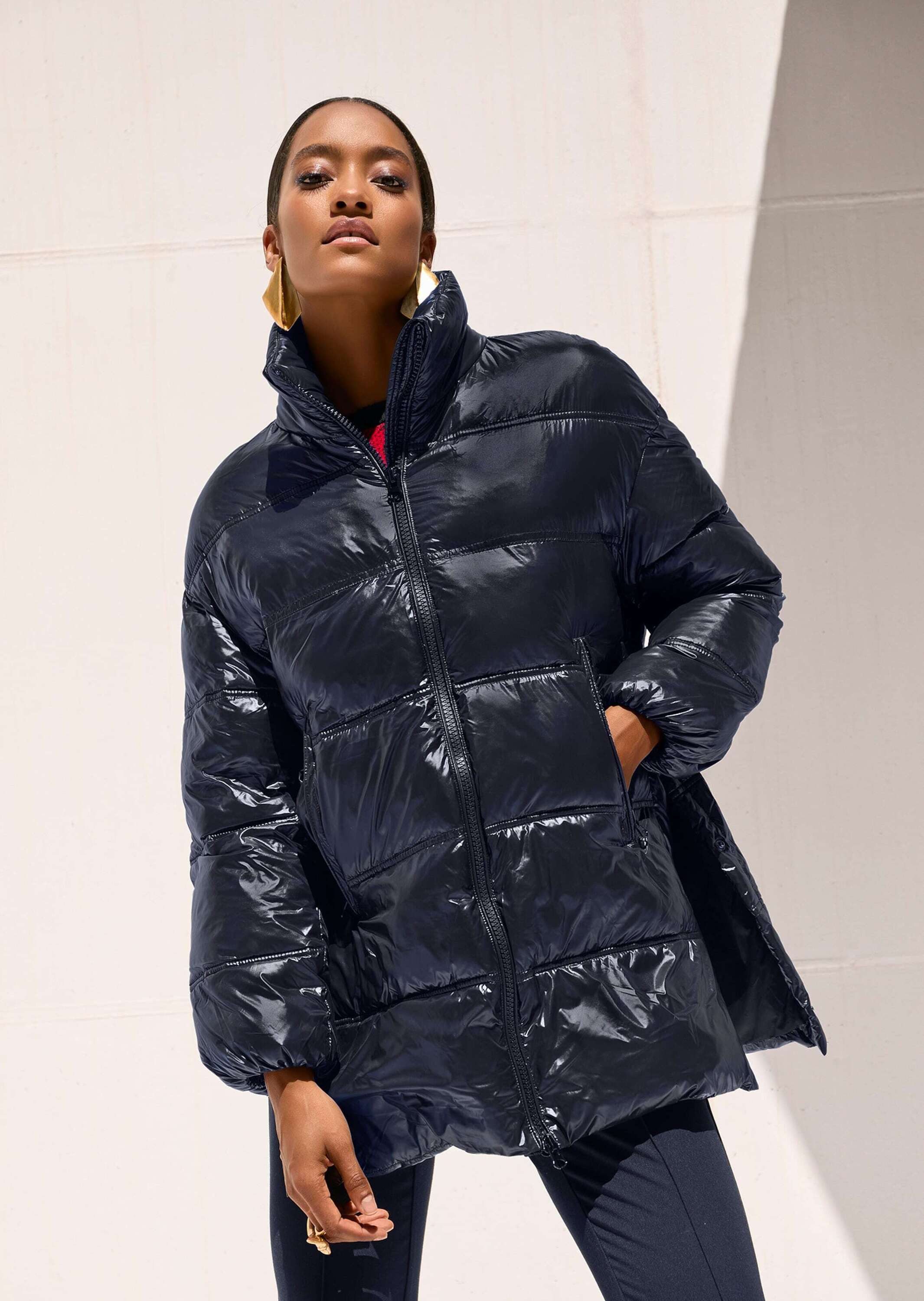MADELEINE Outdoorjacke Steppjacke mit Stehkragen