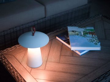 Nordlux LED Außen-Tischleuchte ARA, LED fest integriert, Akku Leuchte