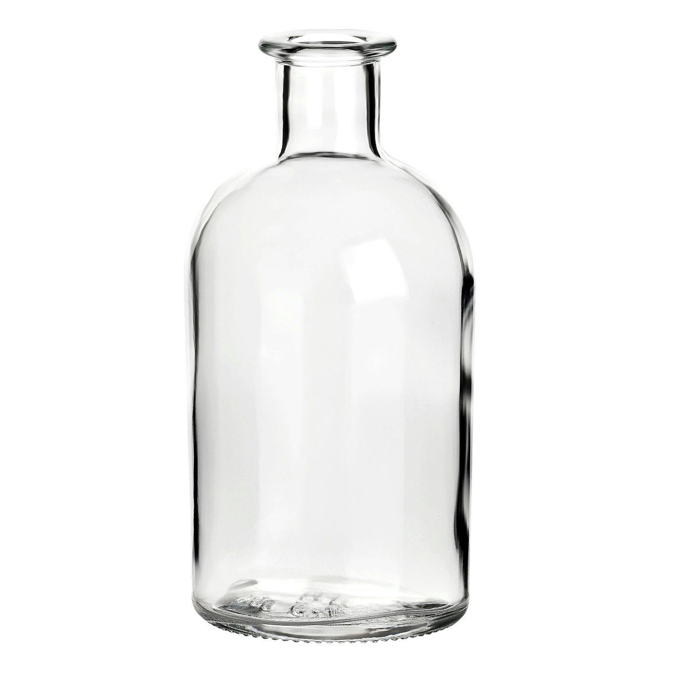 12er - Leere Apotheker Glasflaschen gouveo Set, ml Transparent, l, 0,25 Likörflasche Korken 250 Trinkflasche mit SK
