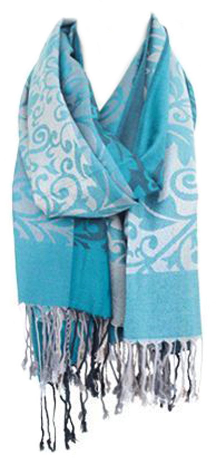 chic4home Schal Dreamy Flair, (1-St. 1-teilig), Damen Schal Stola eleganter Longschal florale Motive