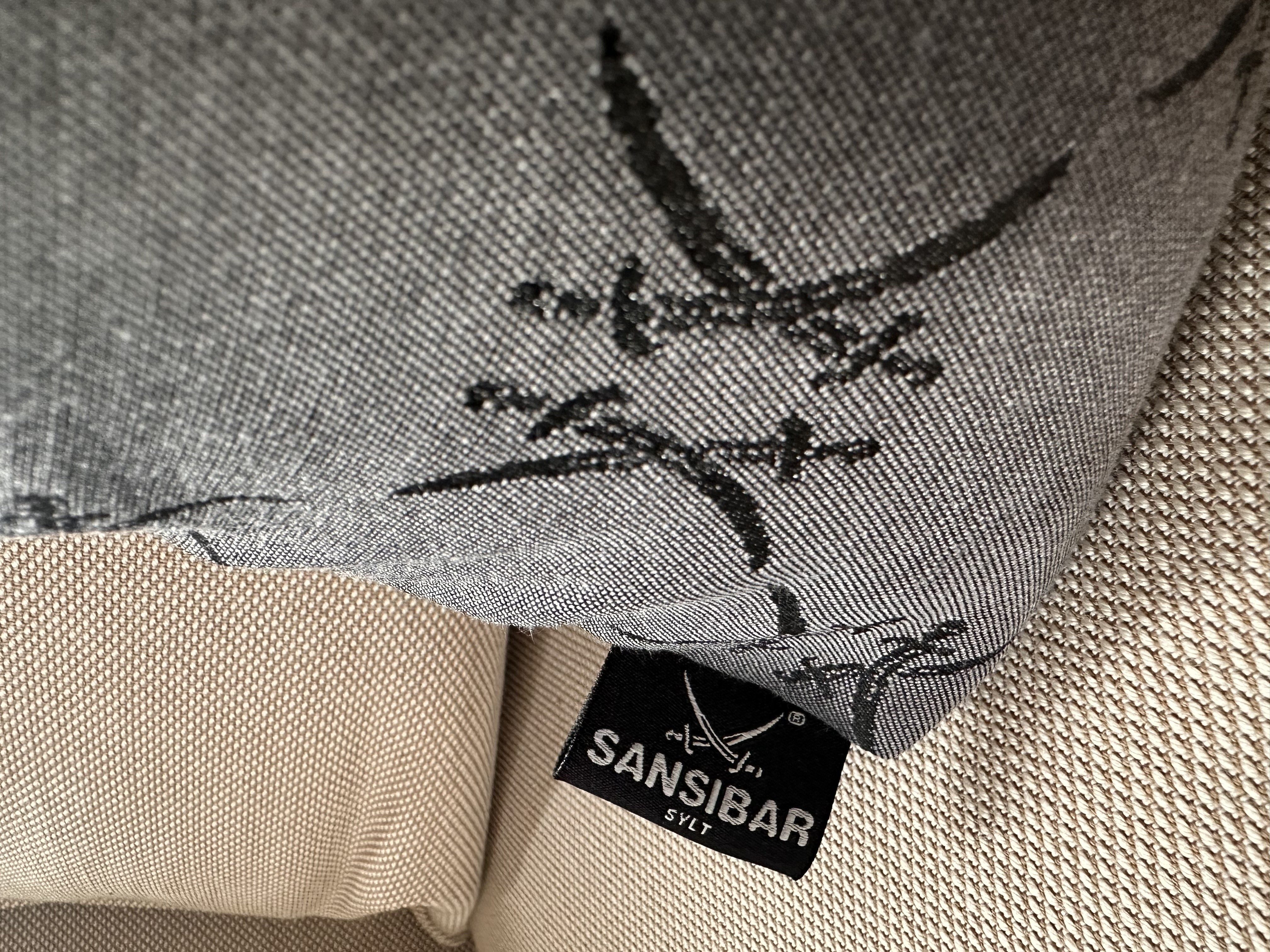Sansibar Sylt Kissenbezug Allover Kissenhülle mit feiner Struktur, 100% Polyester, (1 Stück), besonders pflegeleicht, strapazierfähig und formbeständig