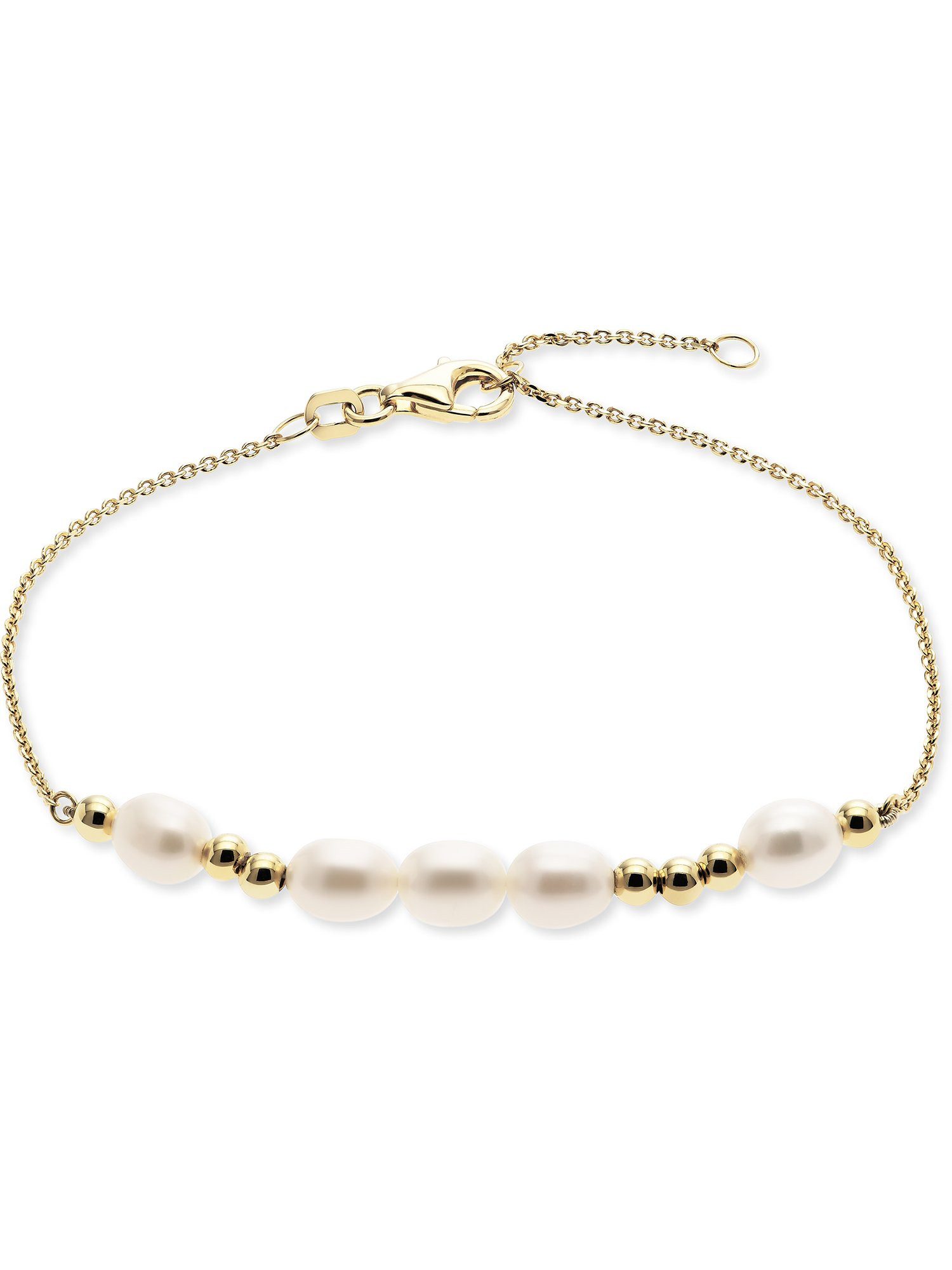 CHRIST Armband CHRIST Damen-Armband 585er Gelbgold Süßwasserperle