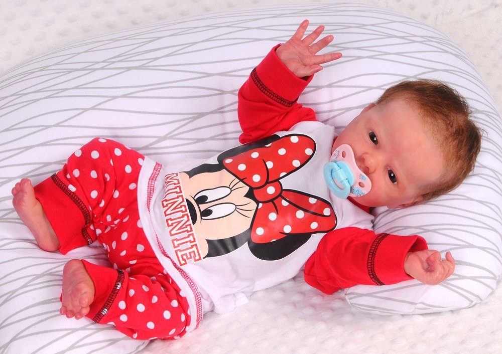 Pyjama Pyjama Schlafanzug für Babys und Kleinkinder in Rot aus reiner Baumwolle, 62 68 74