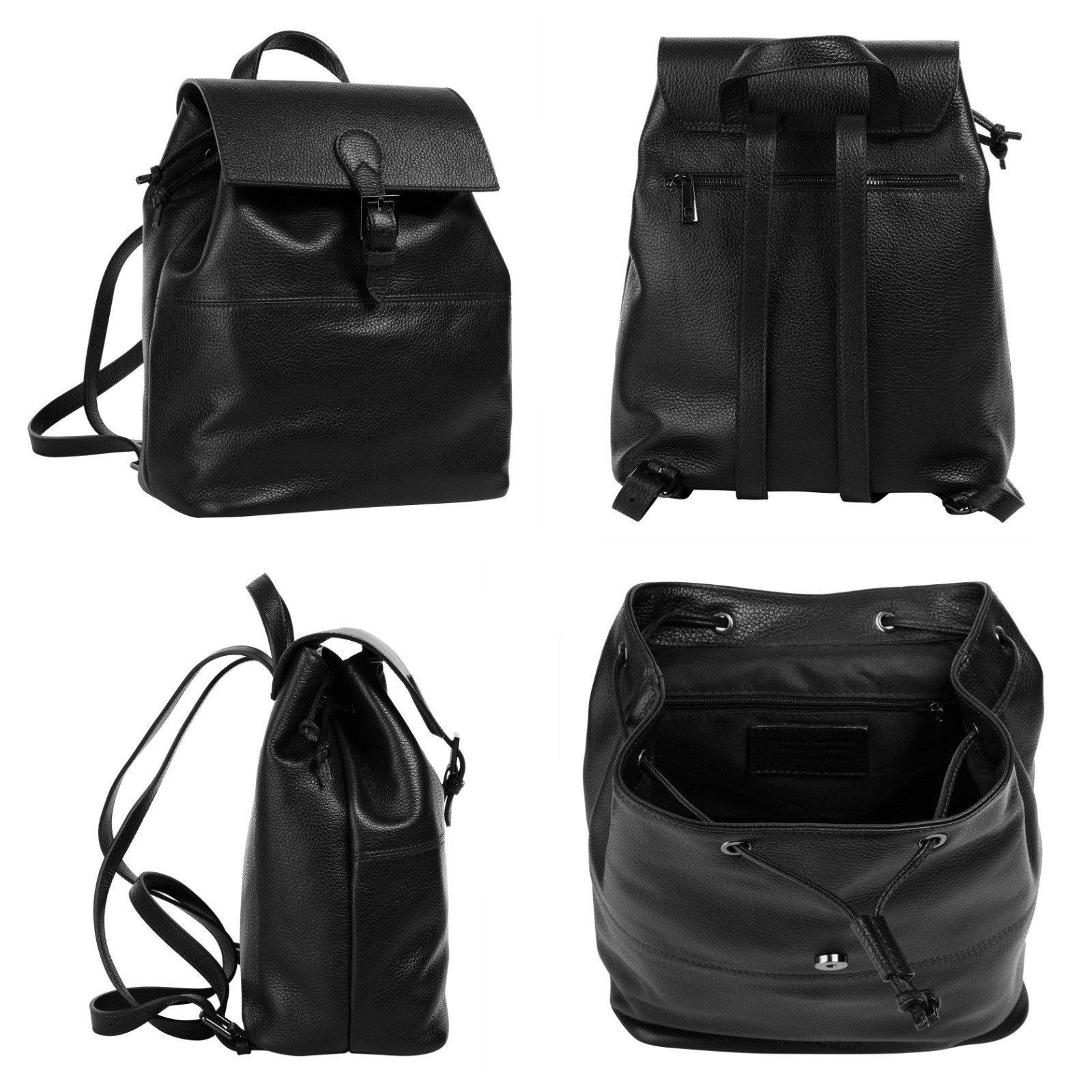 Cluty Cityrucksack, echt Leder, Made in günstig online kaufen