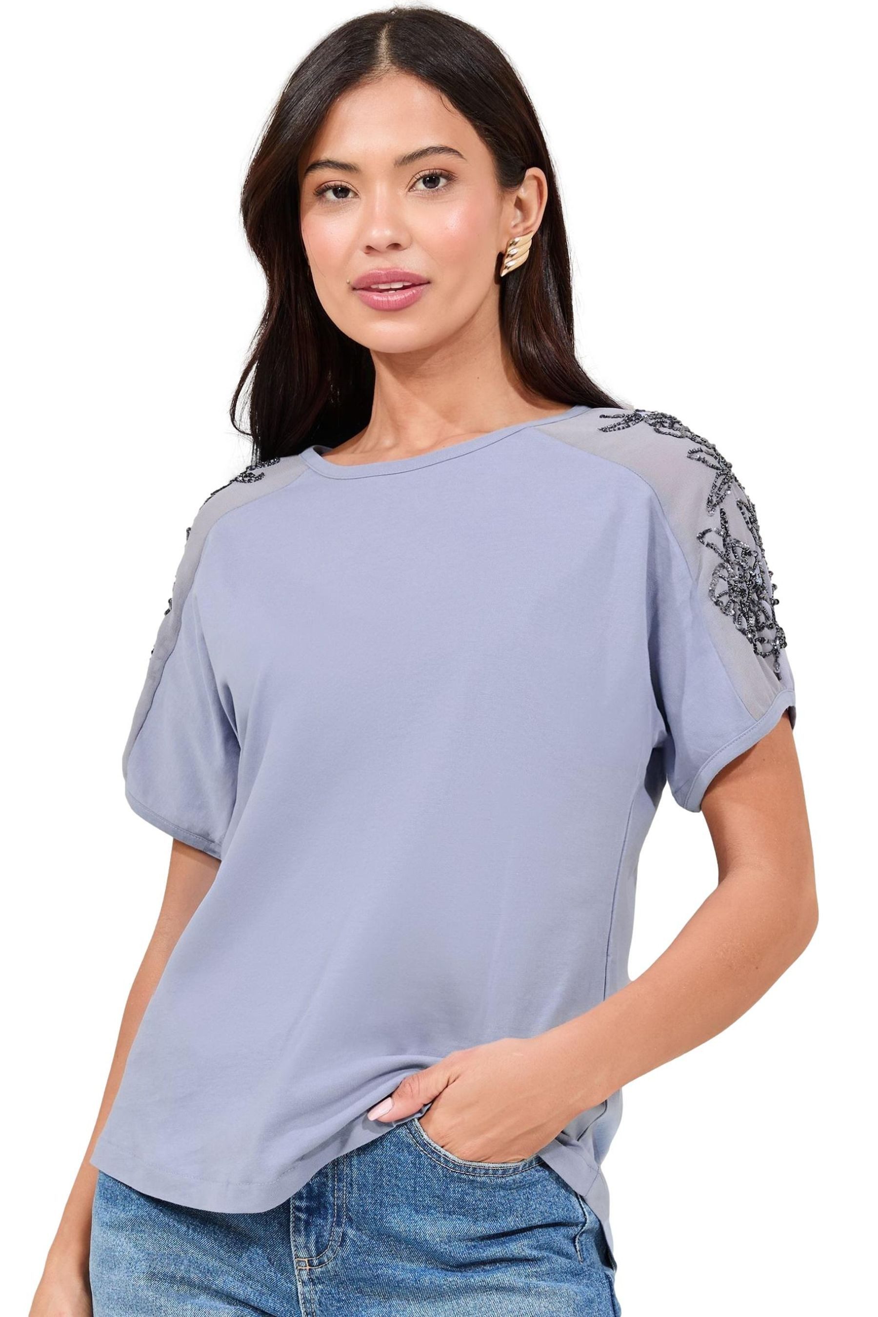 T-Shirt Lipsy T-Shirt mit Rundhalsausschnitt, Regular