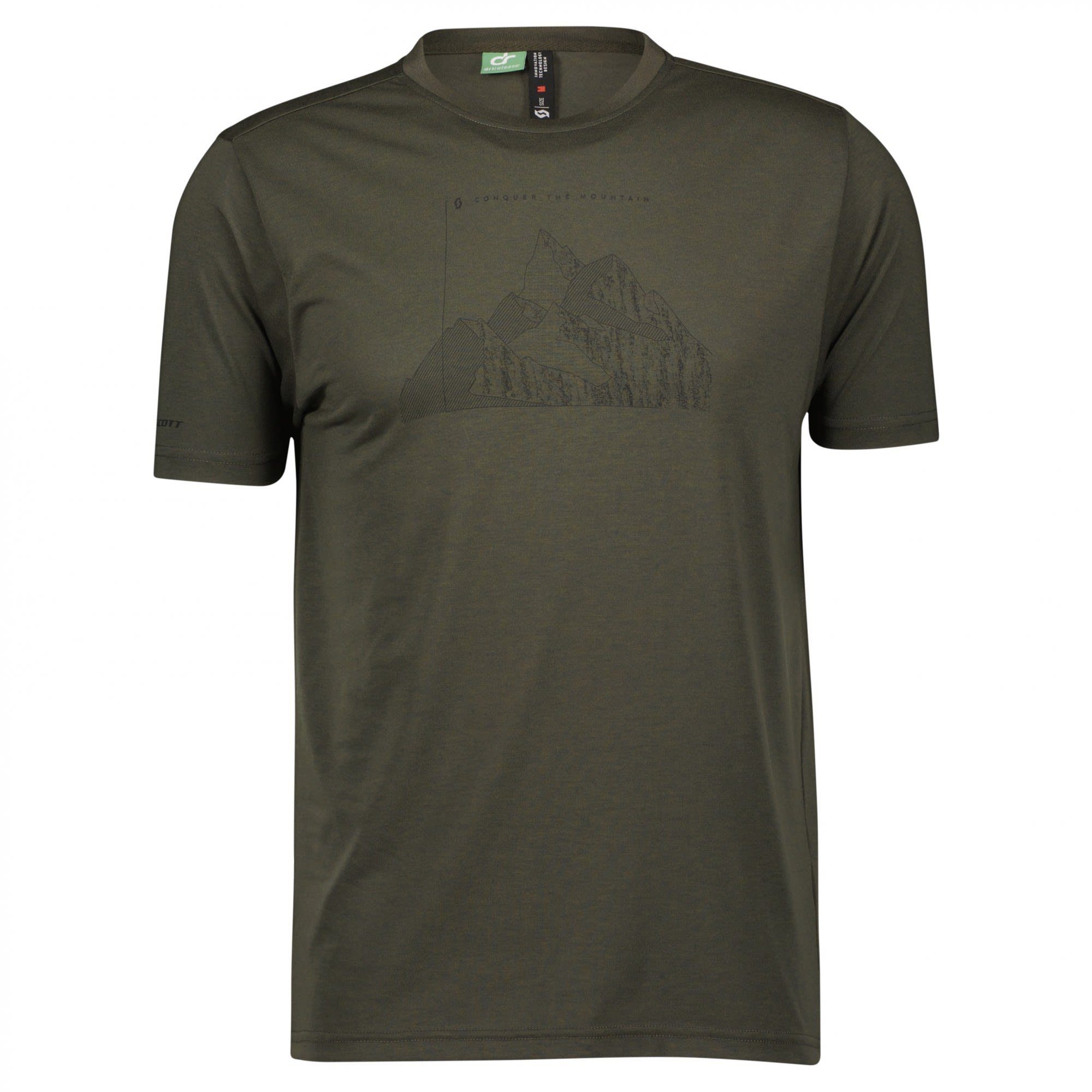 T-Shirt S/sl Defined Scott Grey Scott Shirt Dri M Dark (vorgängermodell)
