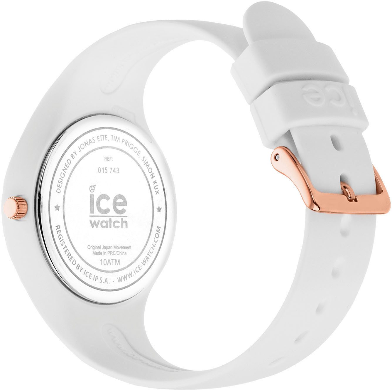ice-watch Quarzuhr ICE sunset - S37 - 3H 024523, Armbanduhr, Damenuhr, Silikonarmband, analog