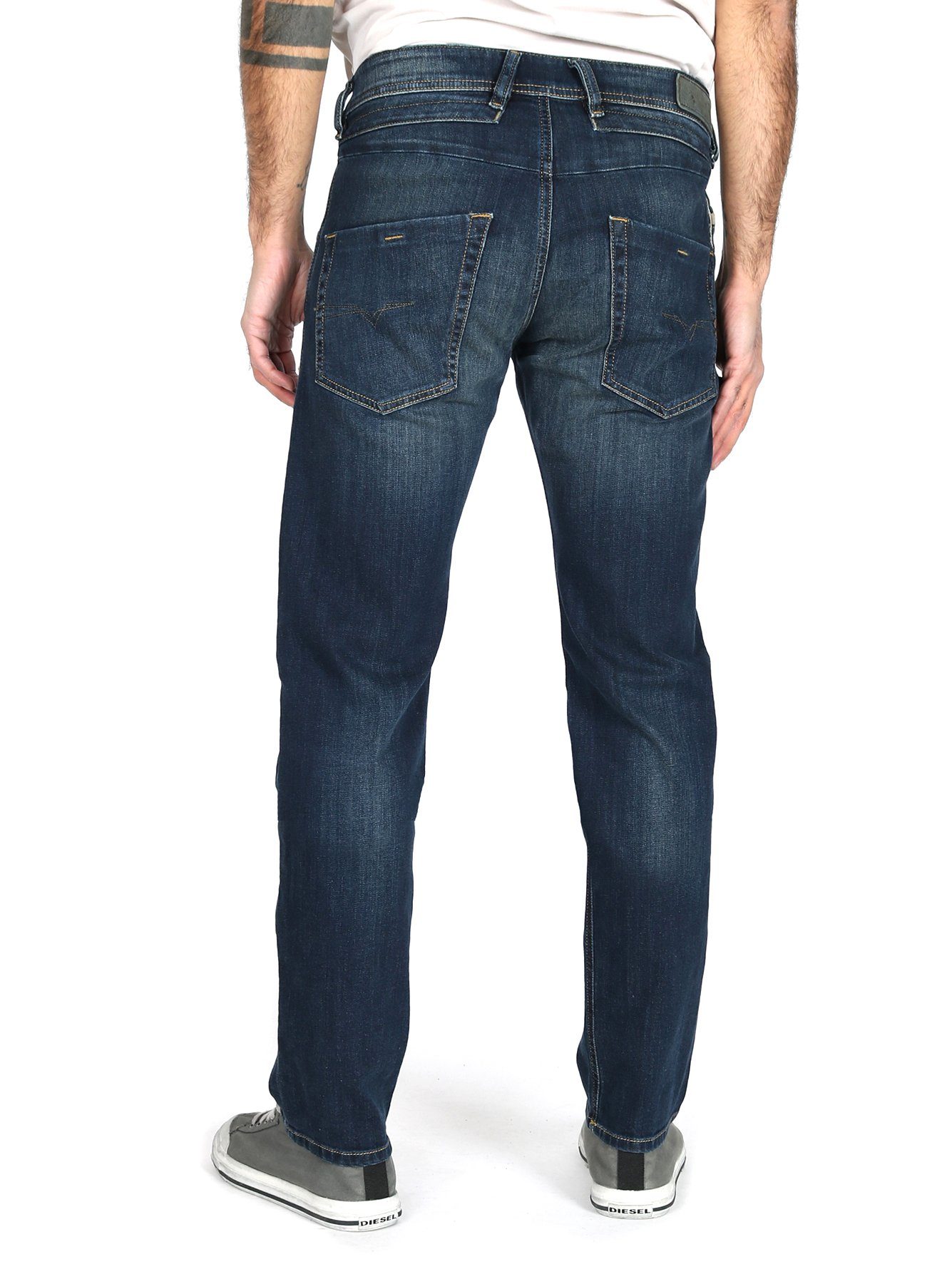 Hose - Diesel Stretch Regular-Slim Belther 0814W Tapered-fit-Jeans