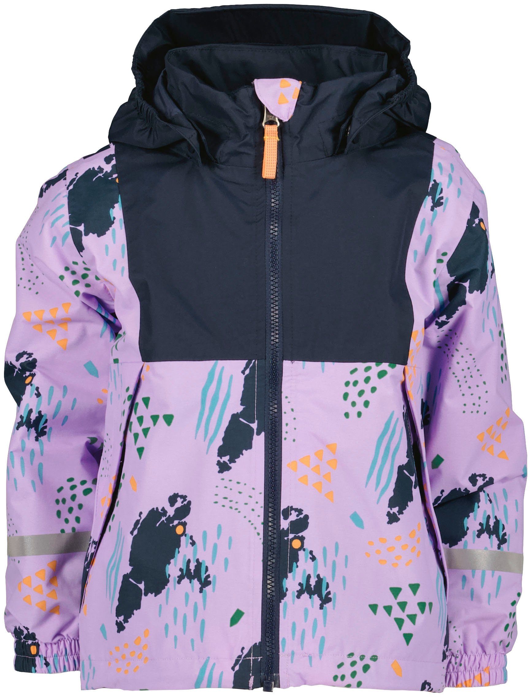 neue Marke Didriksons Regen- und Matschjacke & Kids' Winddicht Stormhatt Printed Wasserdicht flieder Jacket