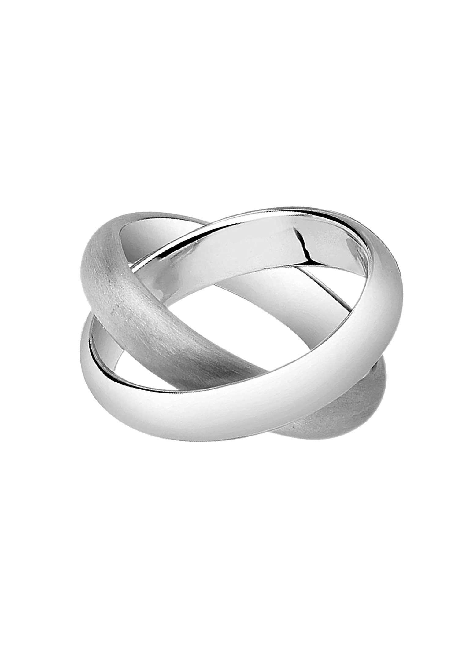 Nenalina Fingerring Wickelring Basic Gebürstet Verschlungen günstig online kaufen