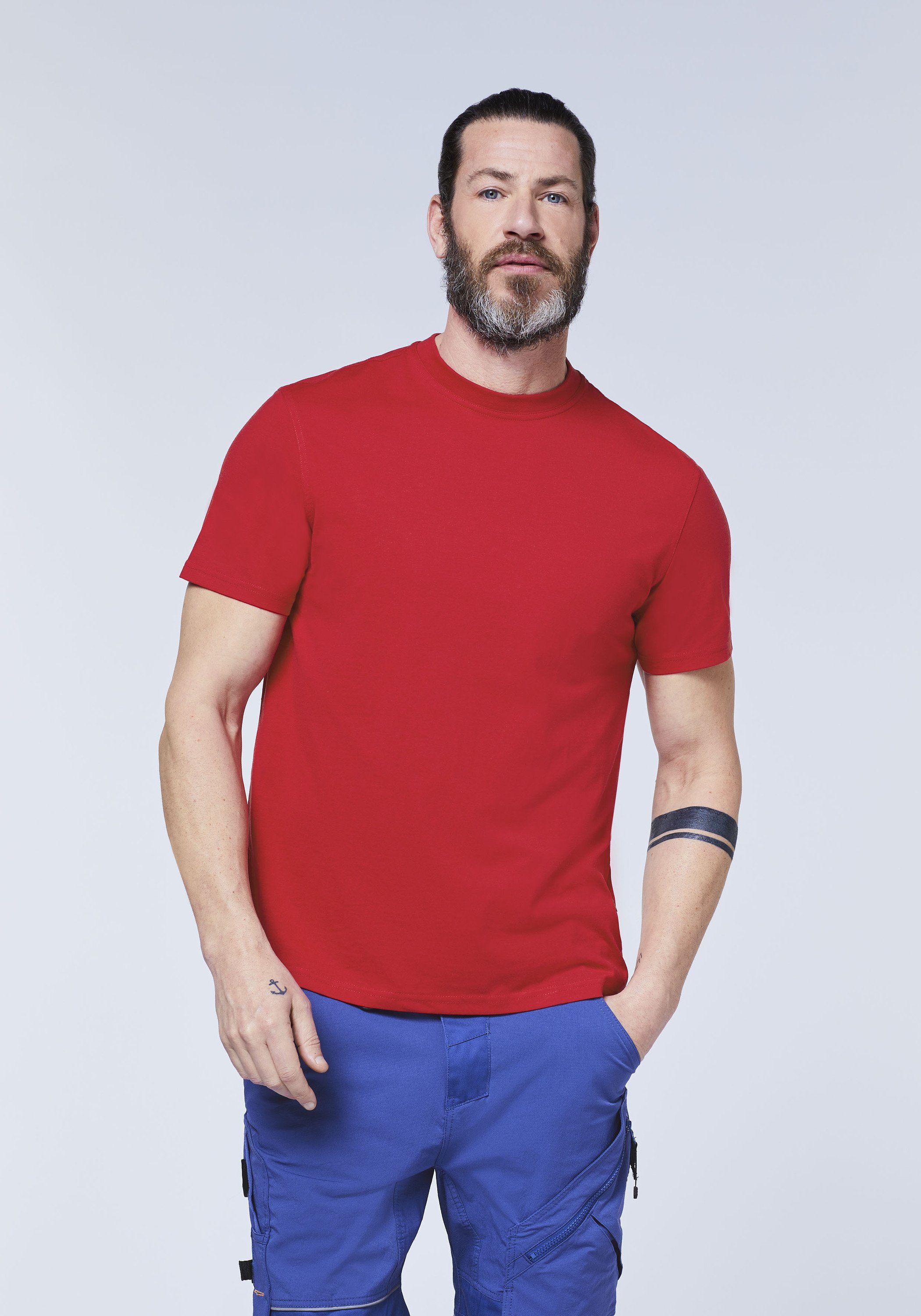 Expand T-Shirt einlaufvorbehandelt rot