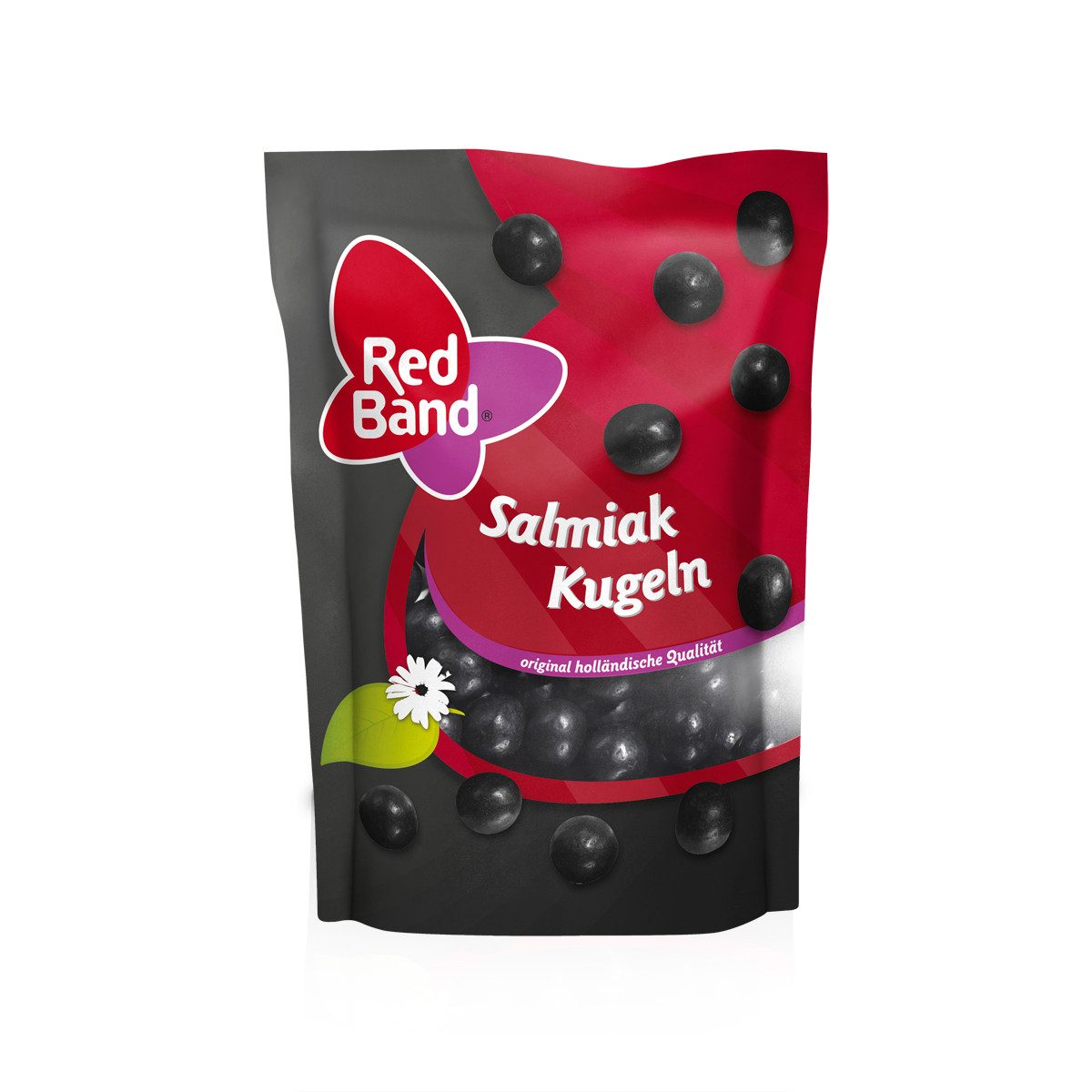 Red Band Süßigkeit, Red Band Salmiak Kugeln mit intensiv würzigen Geschmack 175g