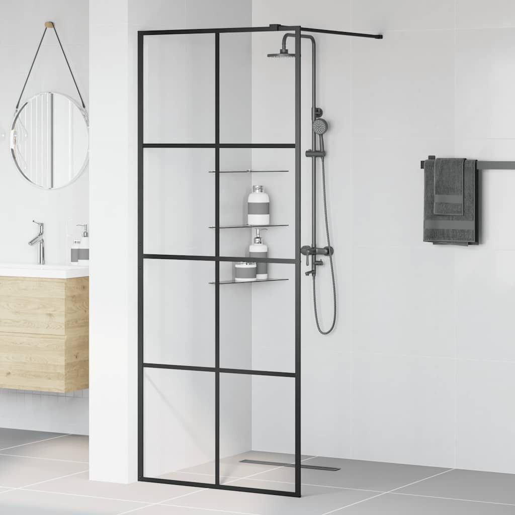 Thumbnail - vidaXL Duschwand Duschwand für Begehbare Dusche mit Klarem ESG Glas 80x195 cm
