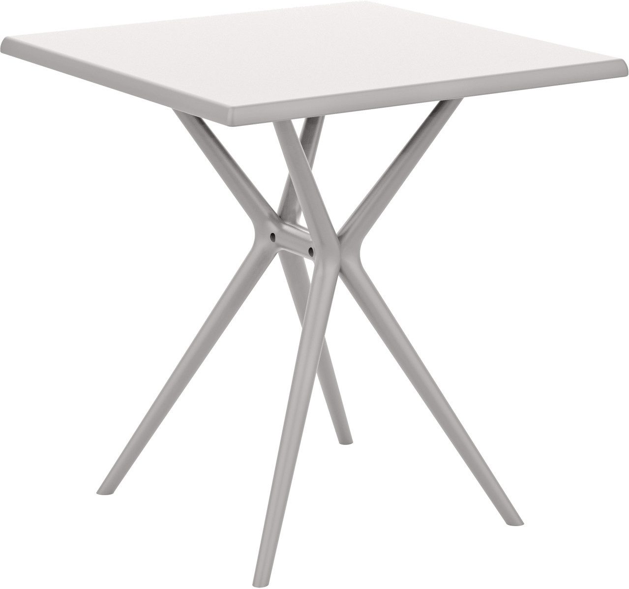 Primaster Gartentisch Primaster Gartentisch Faro eckig 70 x 70 x 75 cm, Klappbar witterungsbeständig