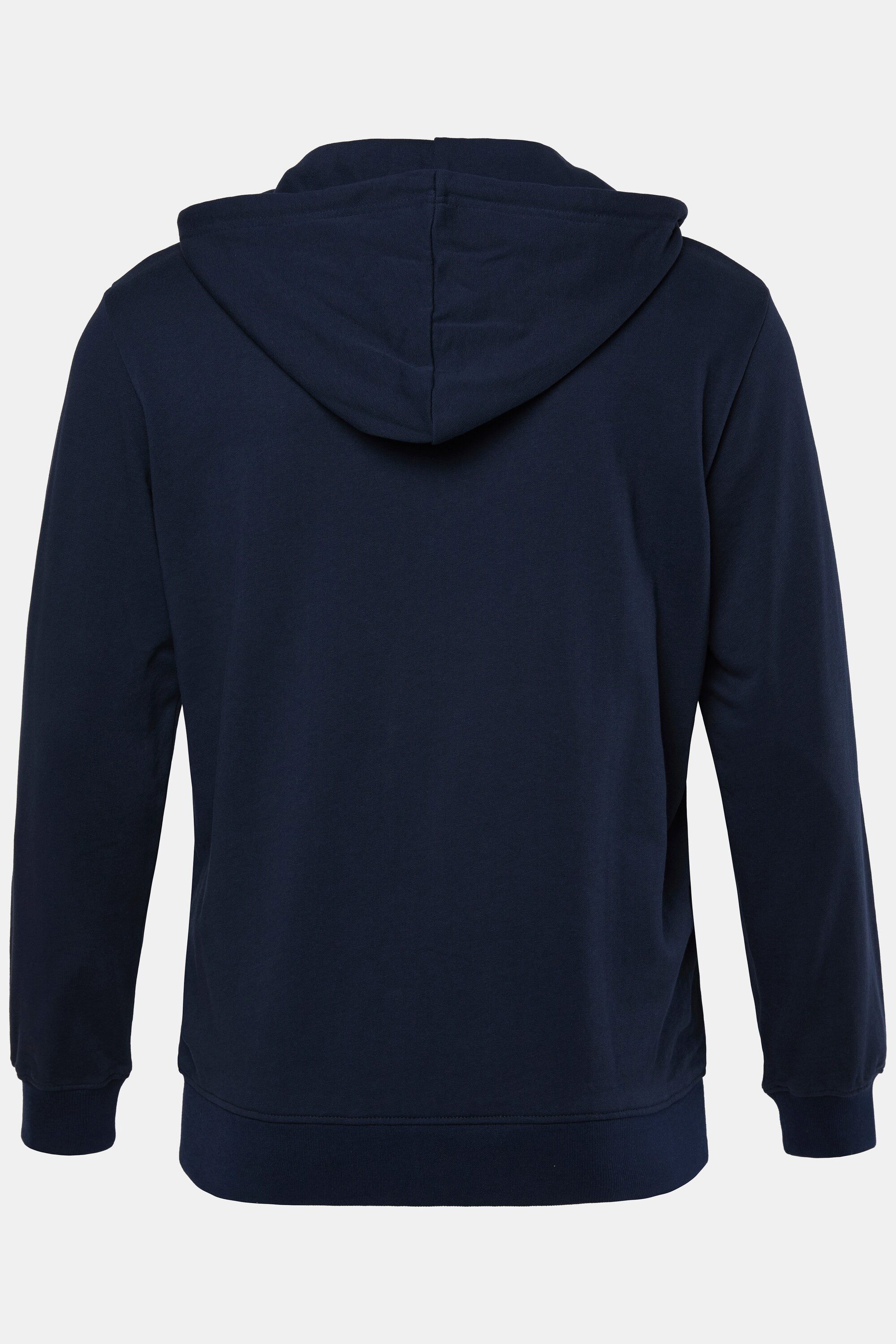 Men Plus Fleecejacke Hoodiejacke Sweat Kapuze Kängurutasche