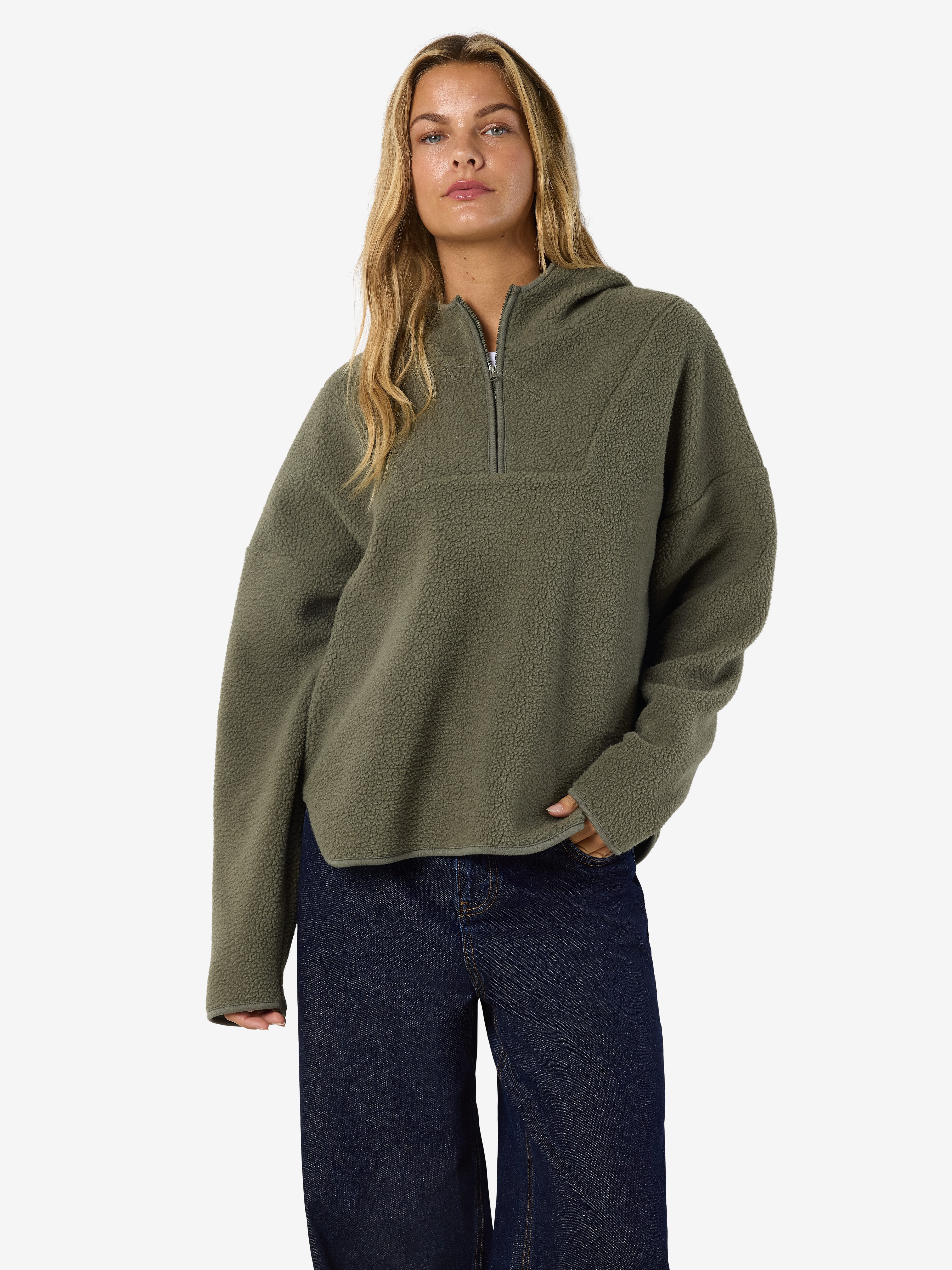 Noisy may Fleecepullover NMCOZY L/S HALFWAY günstig online kaufen