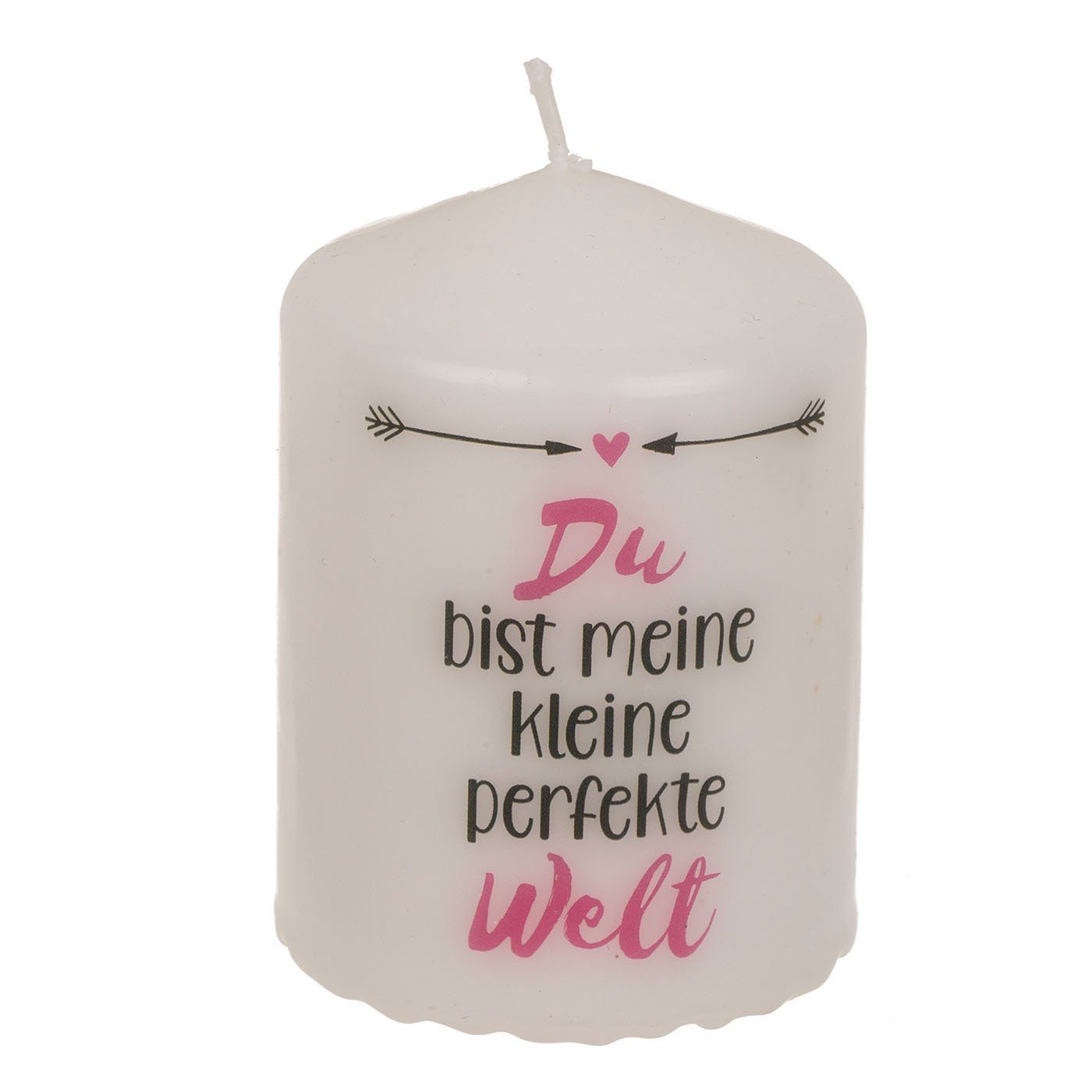 ReWu Stumpenkerze Spruchkerze Du bist meine kleine perfekte Welt 6, im Geschenkkarton. € 8,95