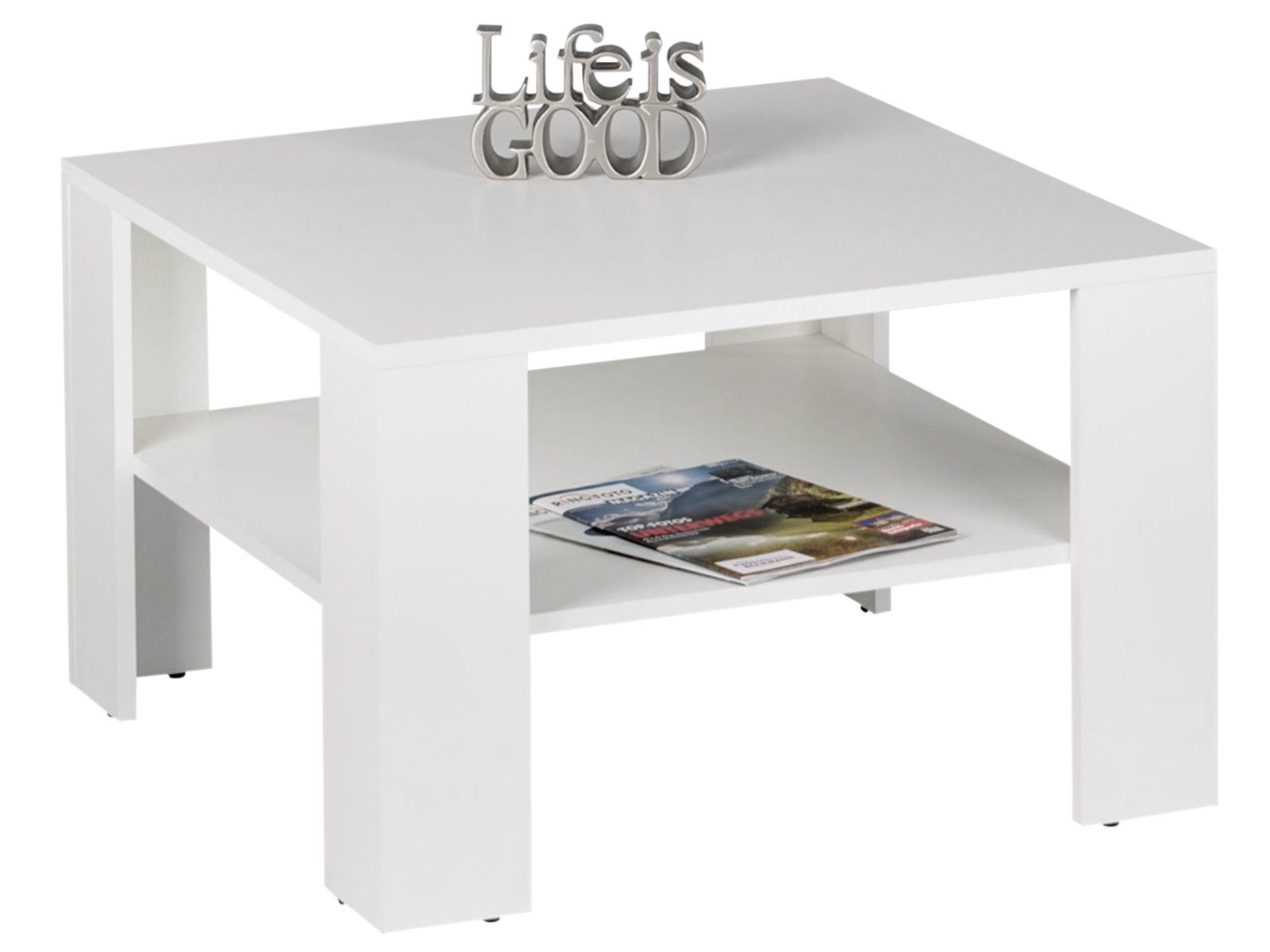 möbelando Couchtisch Couchtisch >Randy< - 70x44x70cm (BxHxT), 70 x 44 x 70 cm (B/H/T)