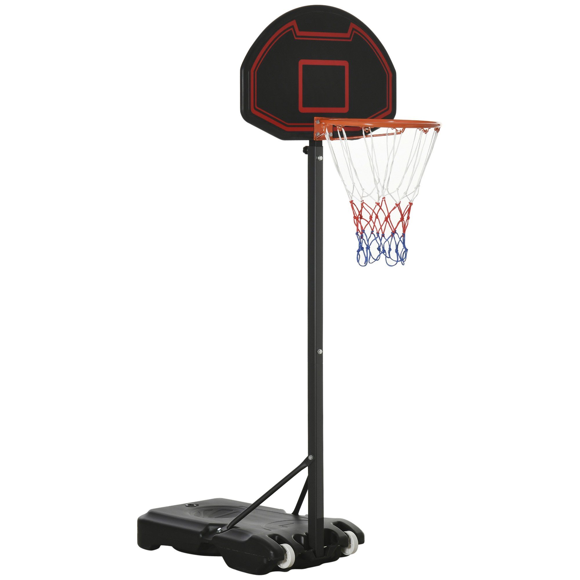 HOMCOM Basketballständer »Basketballkorb, höhenverstellbar 155-210 cm,  befüllbare Basis« (Set, 1-St., 1 x Basketball-Ständer), mit Ständer