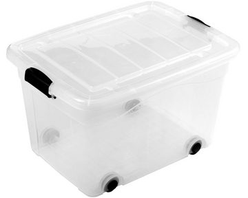 ONDIS24 Aufbewahrungsbox Rollcontainer Rollbox (1 St), stapelbar, lebensmittelecht, rollbar
