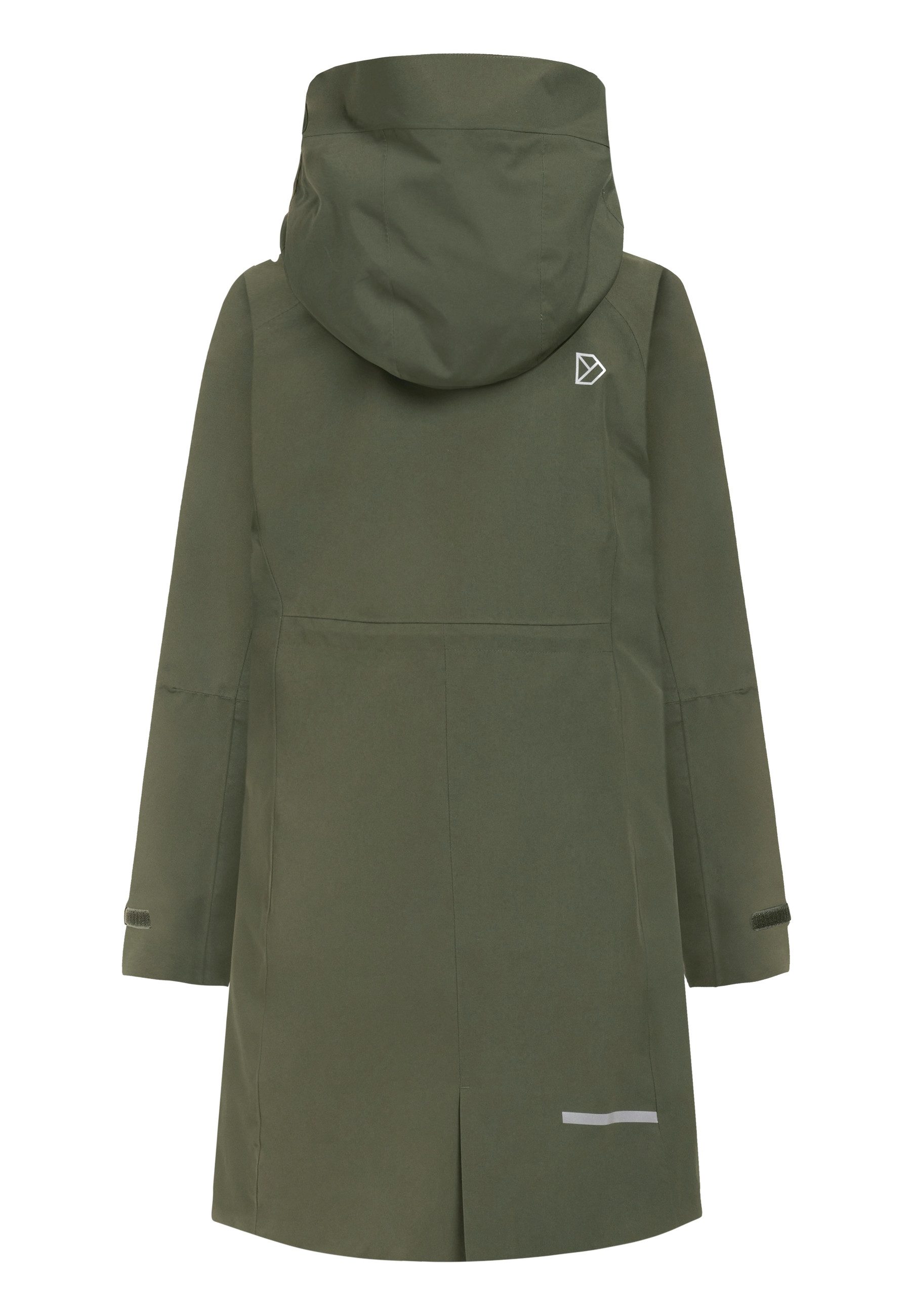 Didriksons Parka Damen Übergangsjacke Mantel Wasserdicht ILMA mit Kapuze mit Taschen