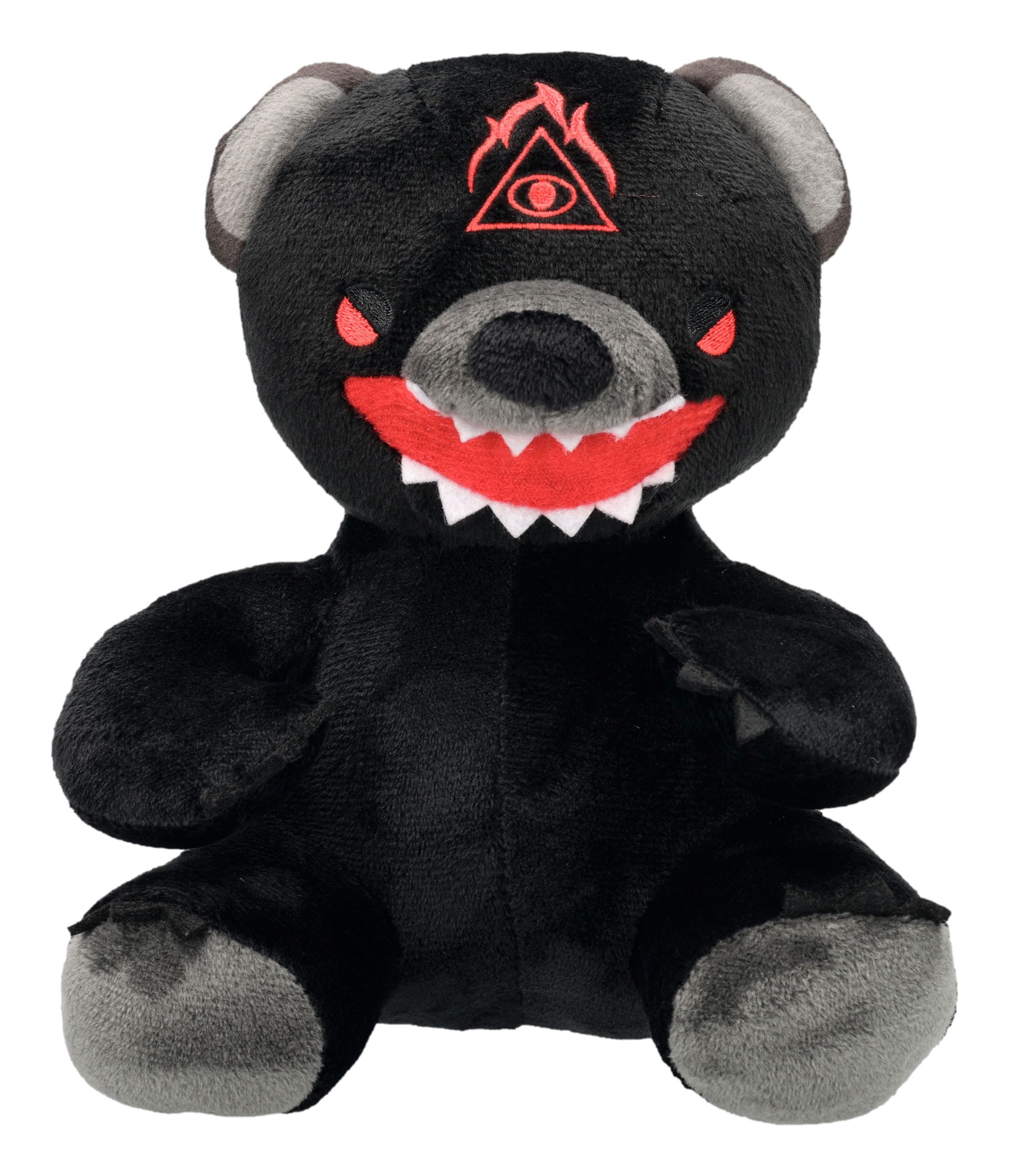 Figuren Shop GmbH Kuscheltier Dämonischer Teddy – Horror Kuscheltier Gruselteddy 19 cm Plüschtier