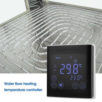 Daskoo Raumthermostat LCD Digital Home Smart Programmierbare, Wifi Thermostat, Raumthermostat Fußbodenheizung Wandheizung