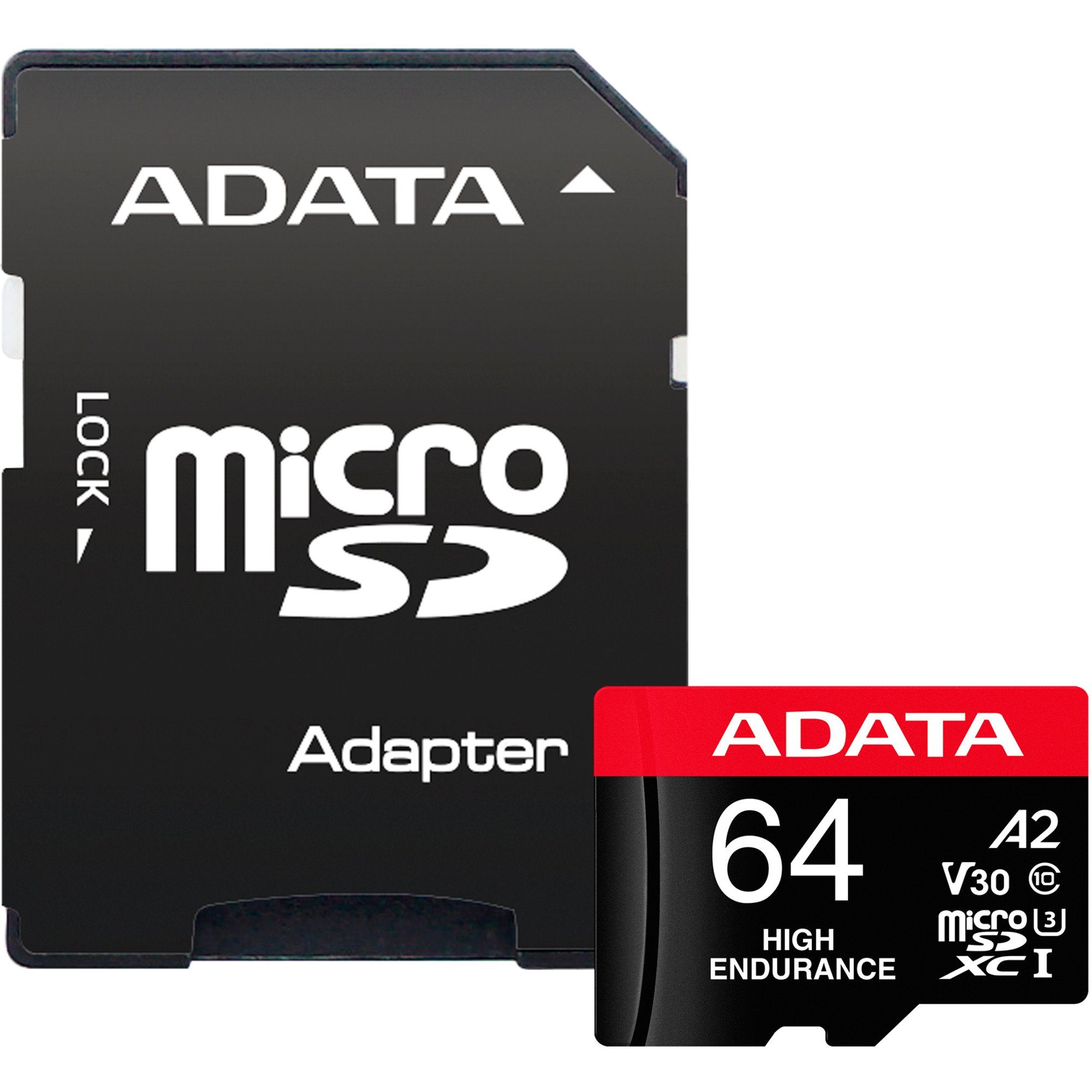 ADATA ADATA High Endurance 64 GB, Speicherkarte, (UHS-I externer Speicher (64 GB GB)