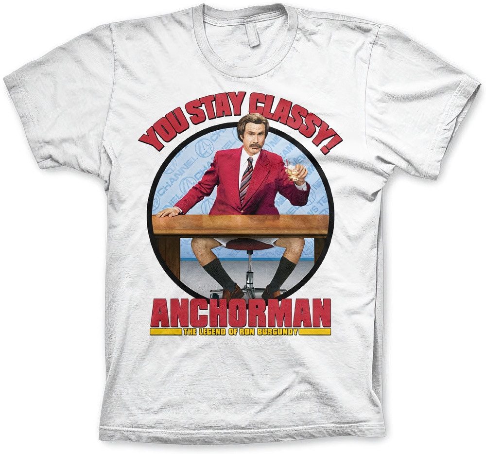 Anchorman T-Shirt You Stay Classy Big Tall T-Shirt