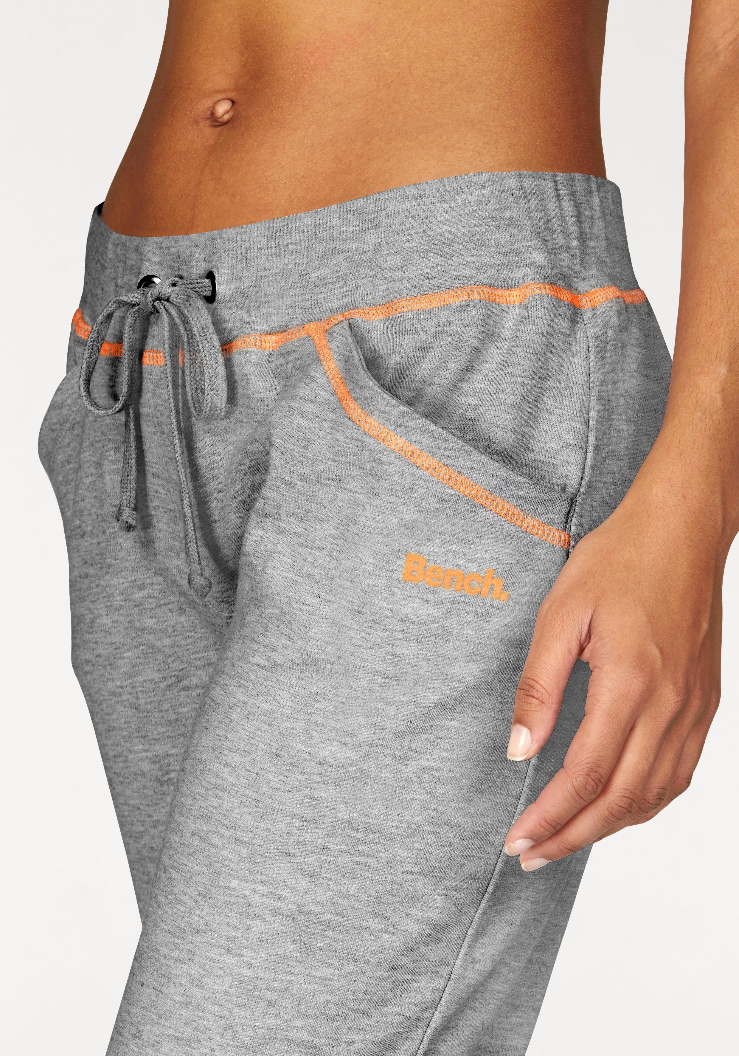 Bench. Loungewear Relaxhose mit kontrastfarbenen Nähten, Loungewear