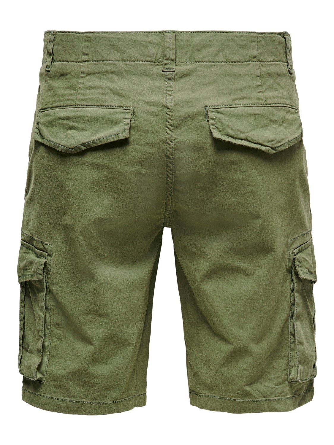 ONLY & SONS Shorts Night Olive 22021459 Stretch mit ONSMIKE
